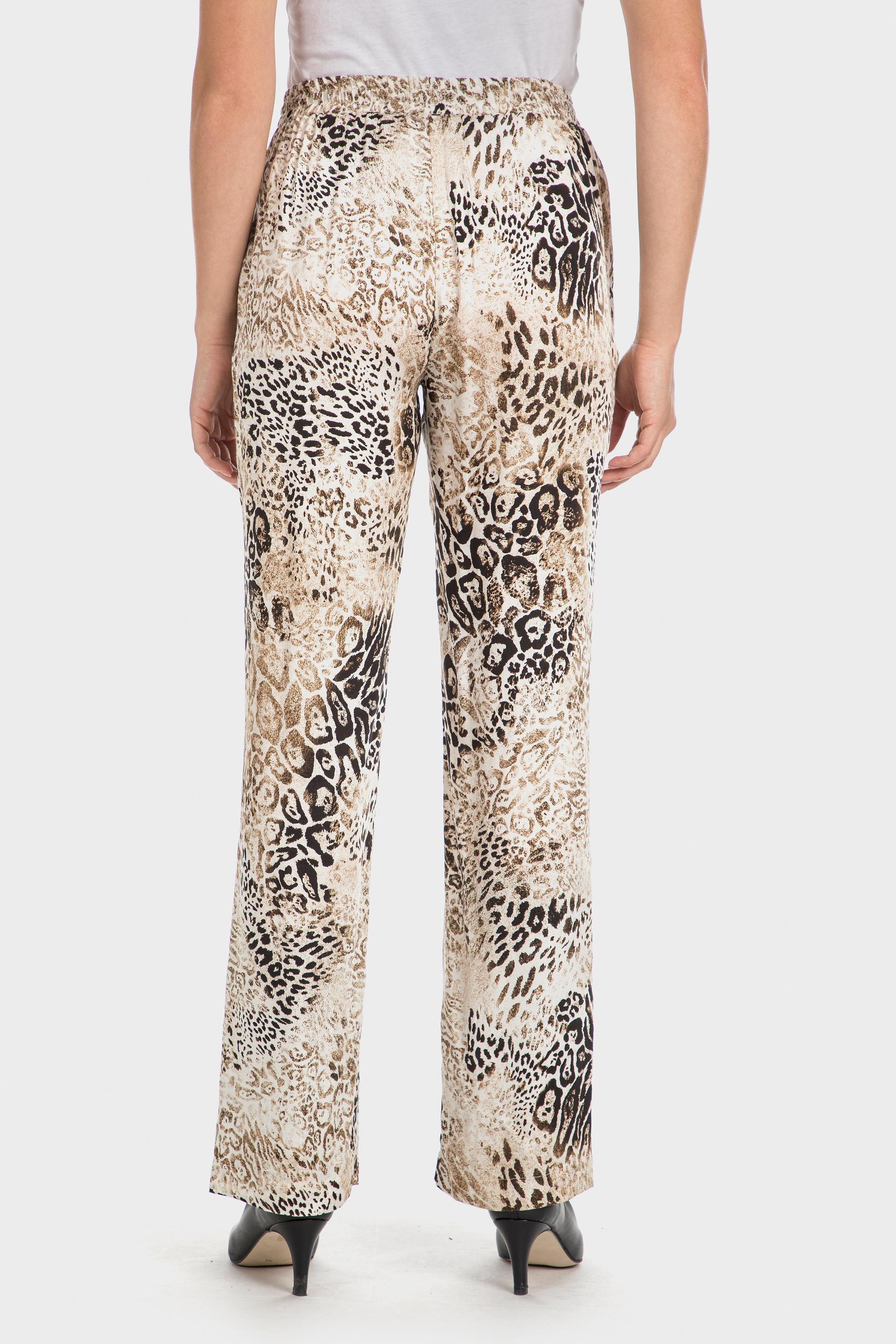 Multicolour Animal Print Trousers, , large image number 2
