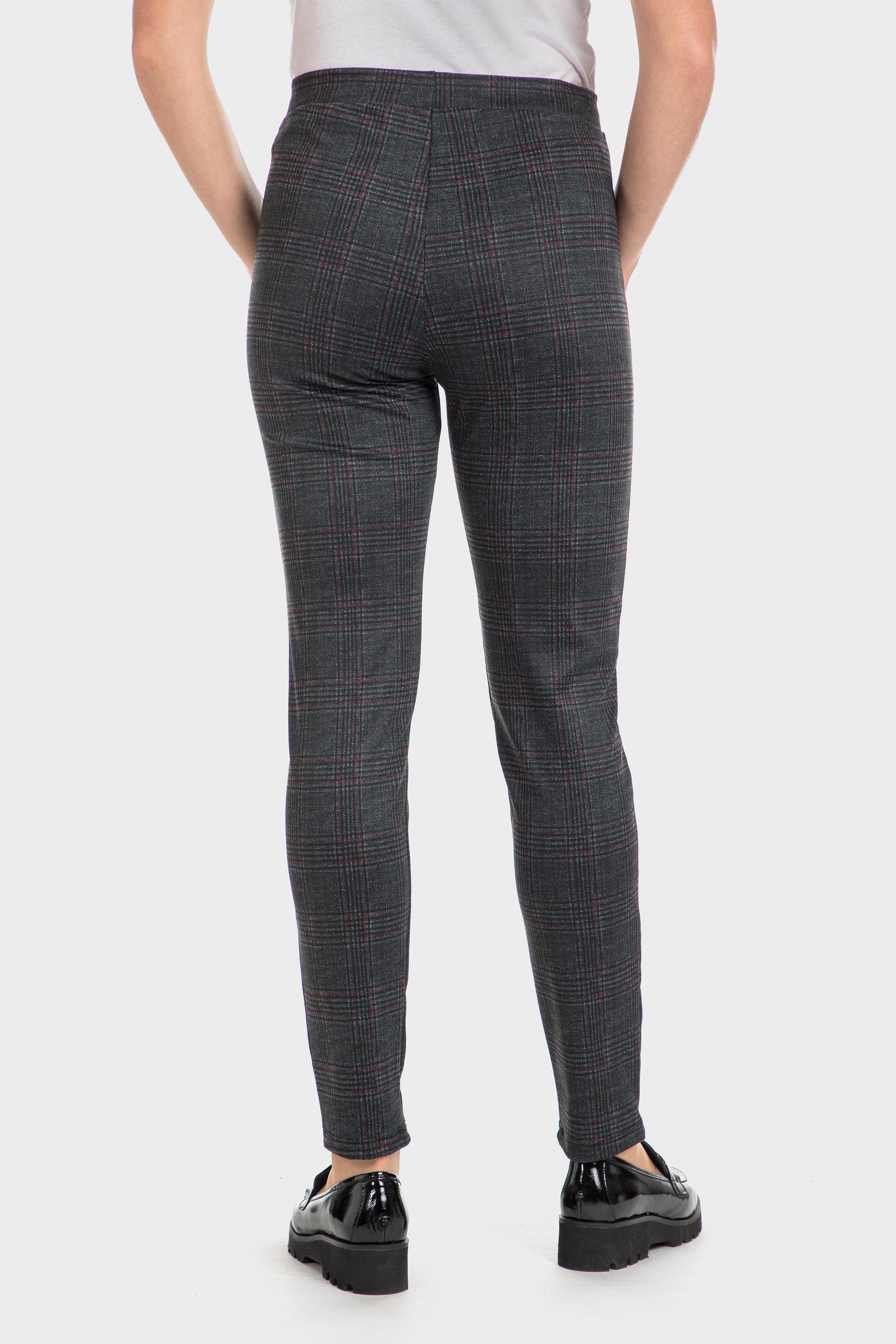 Grey Checked Trousers, , large image number 2