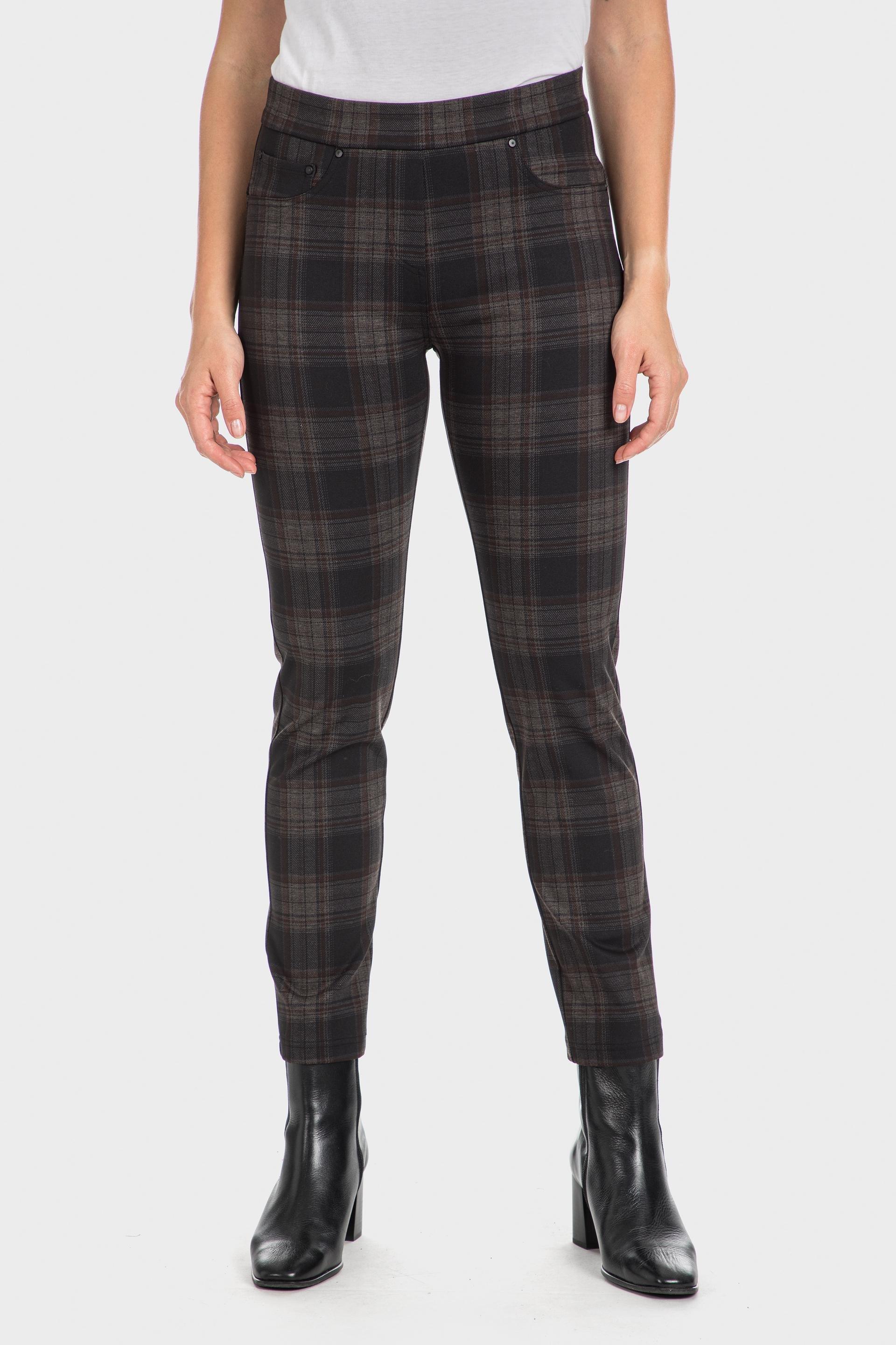 Black Checked Trousers, , large image number 1