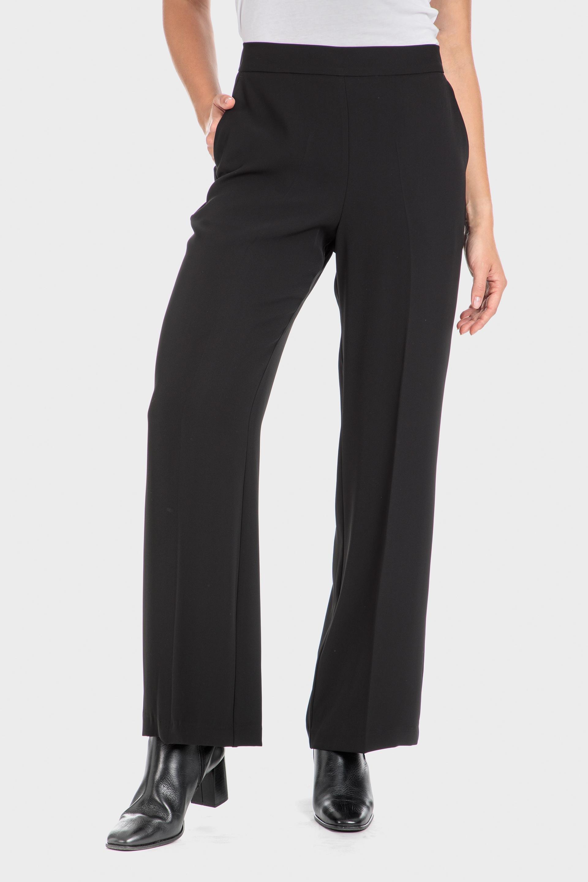 Black Elastic Trousers, , large image number 1