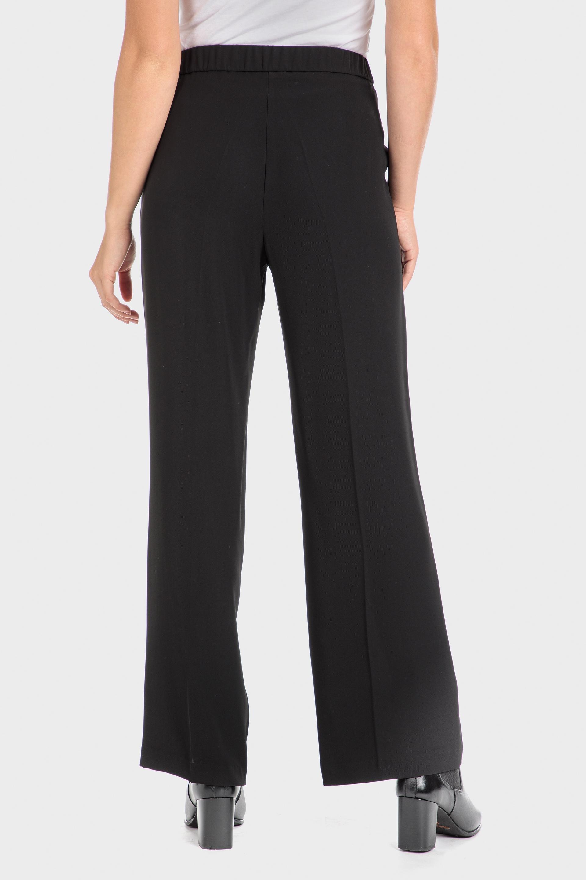 Black Elastic Trousers, , large image number 3