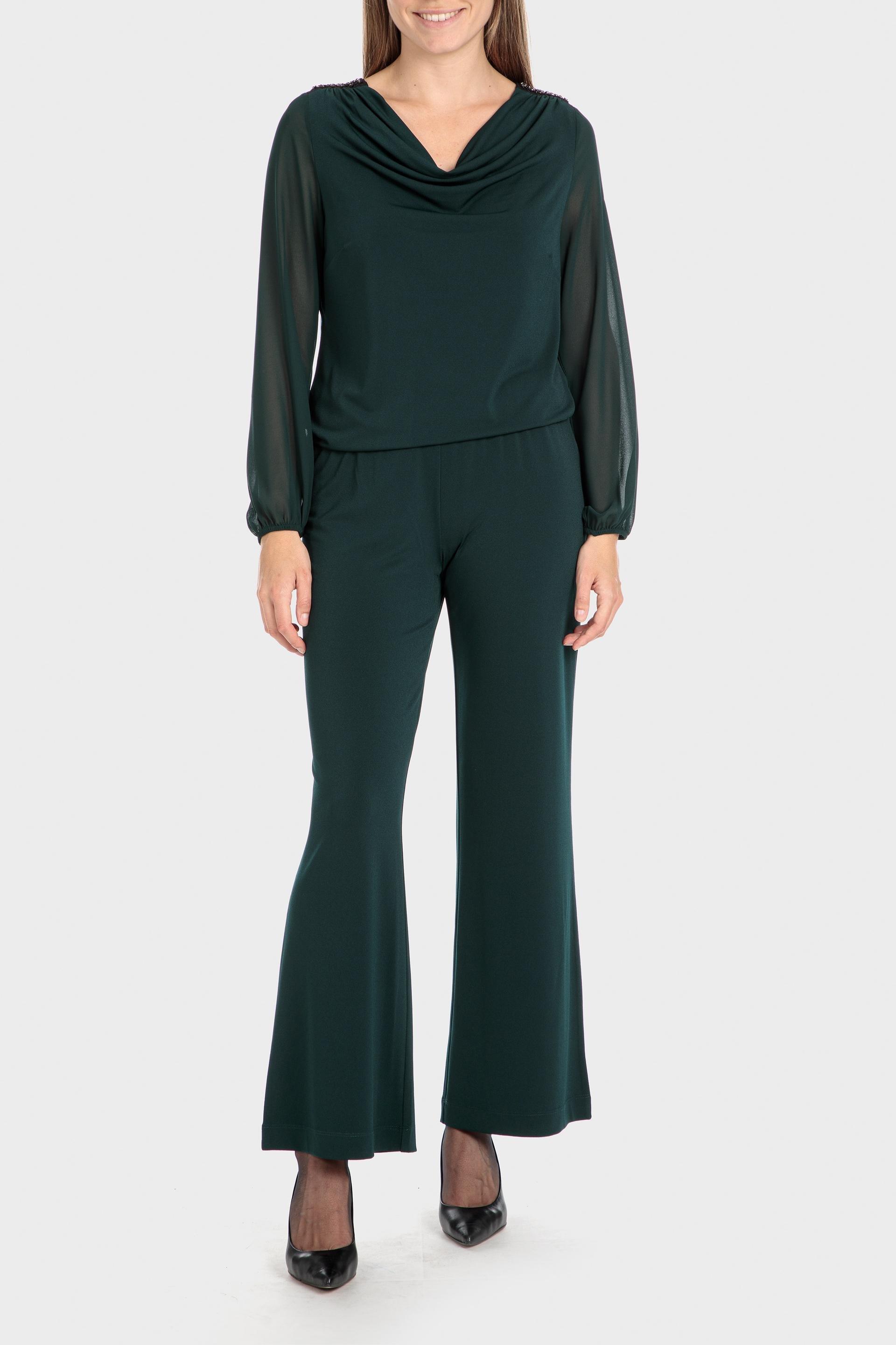 Green Knitted Trousers, , large image number 0