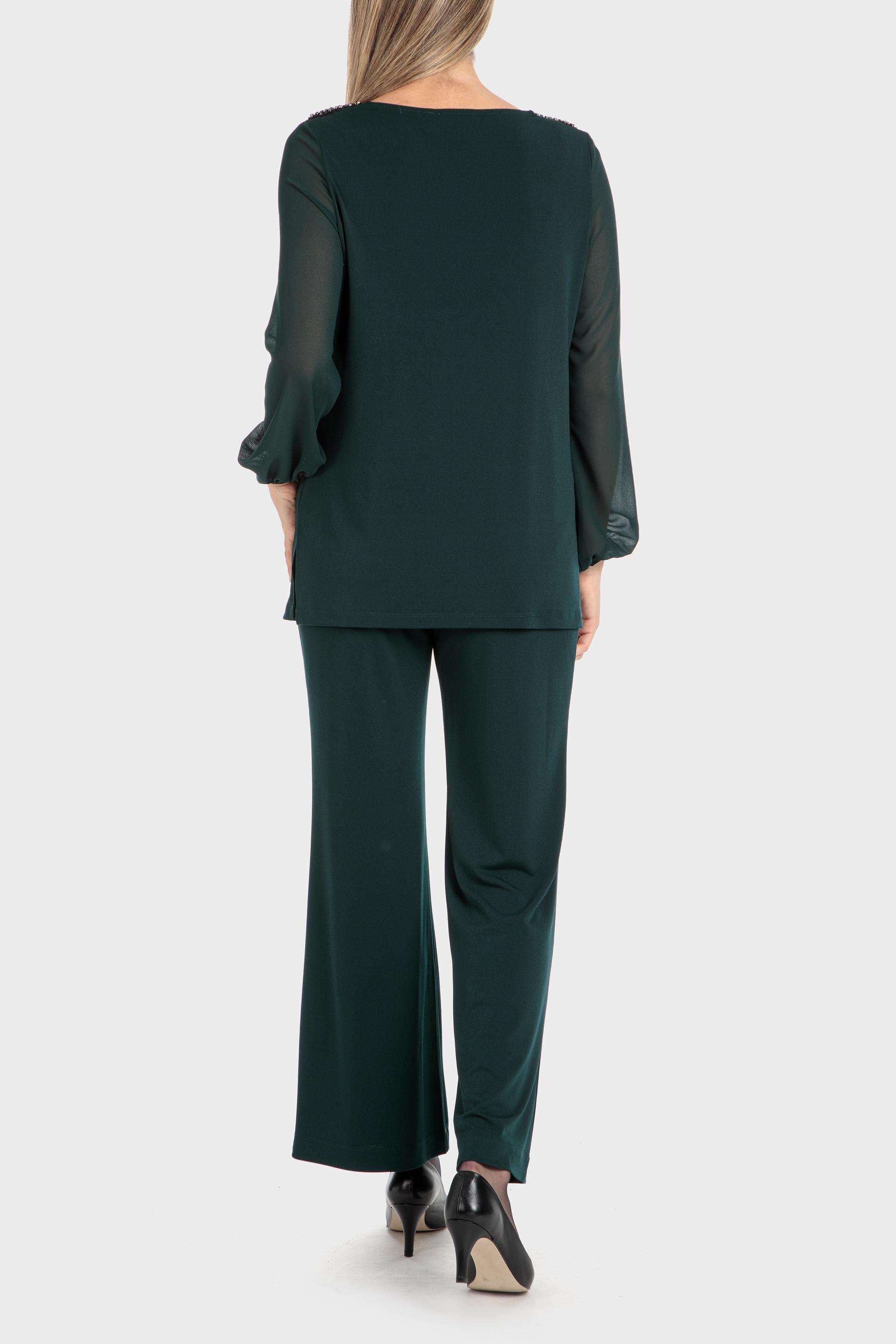 Green Knitted Trousers, , large image number 3
