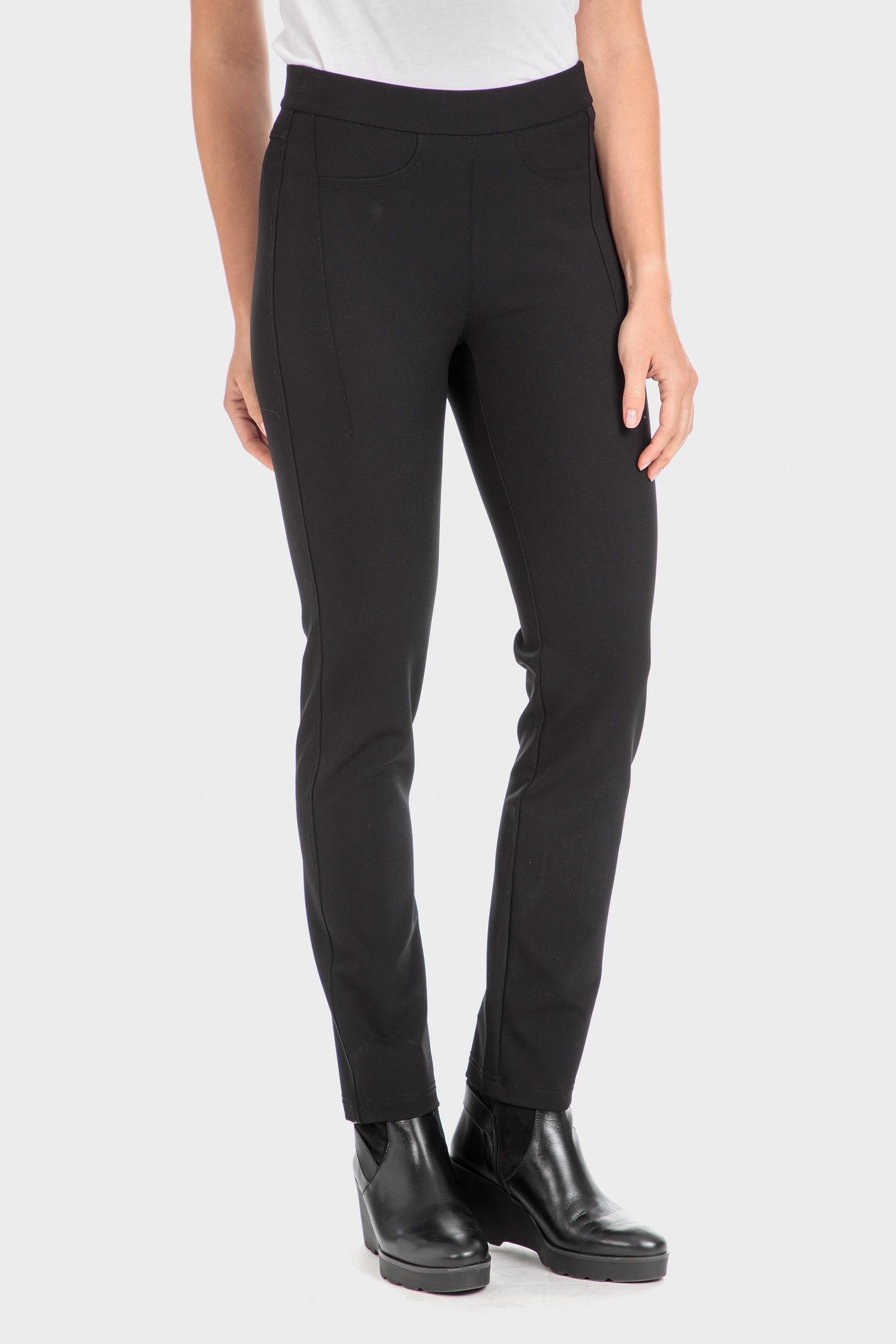 Black Fitted Trousers, , large image number 1