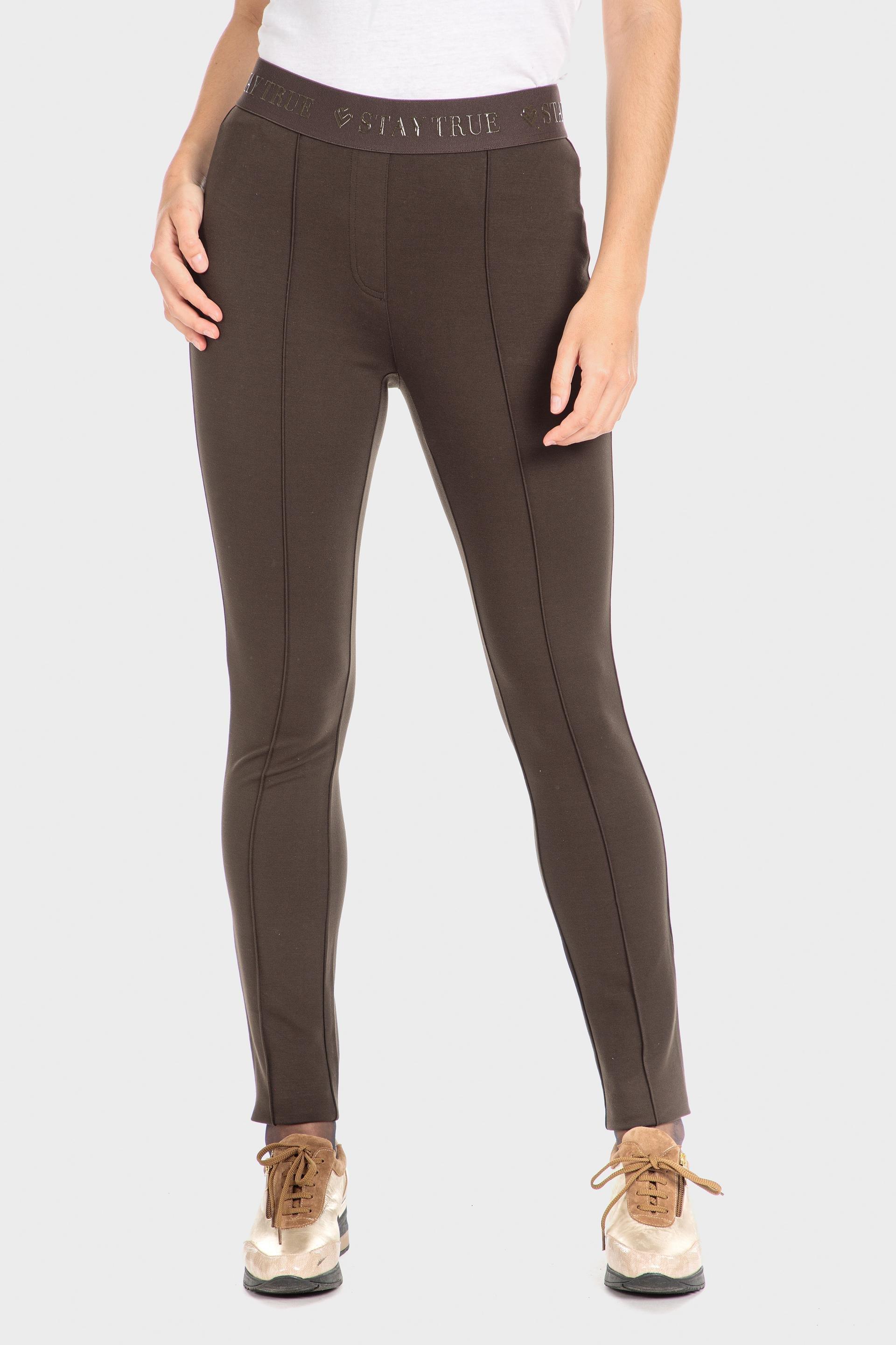 Brown Ponte Di Roma Trousers, , large image number 1