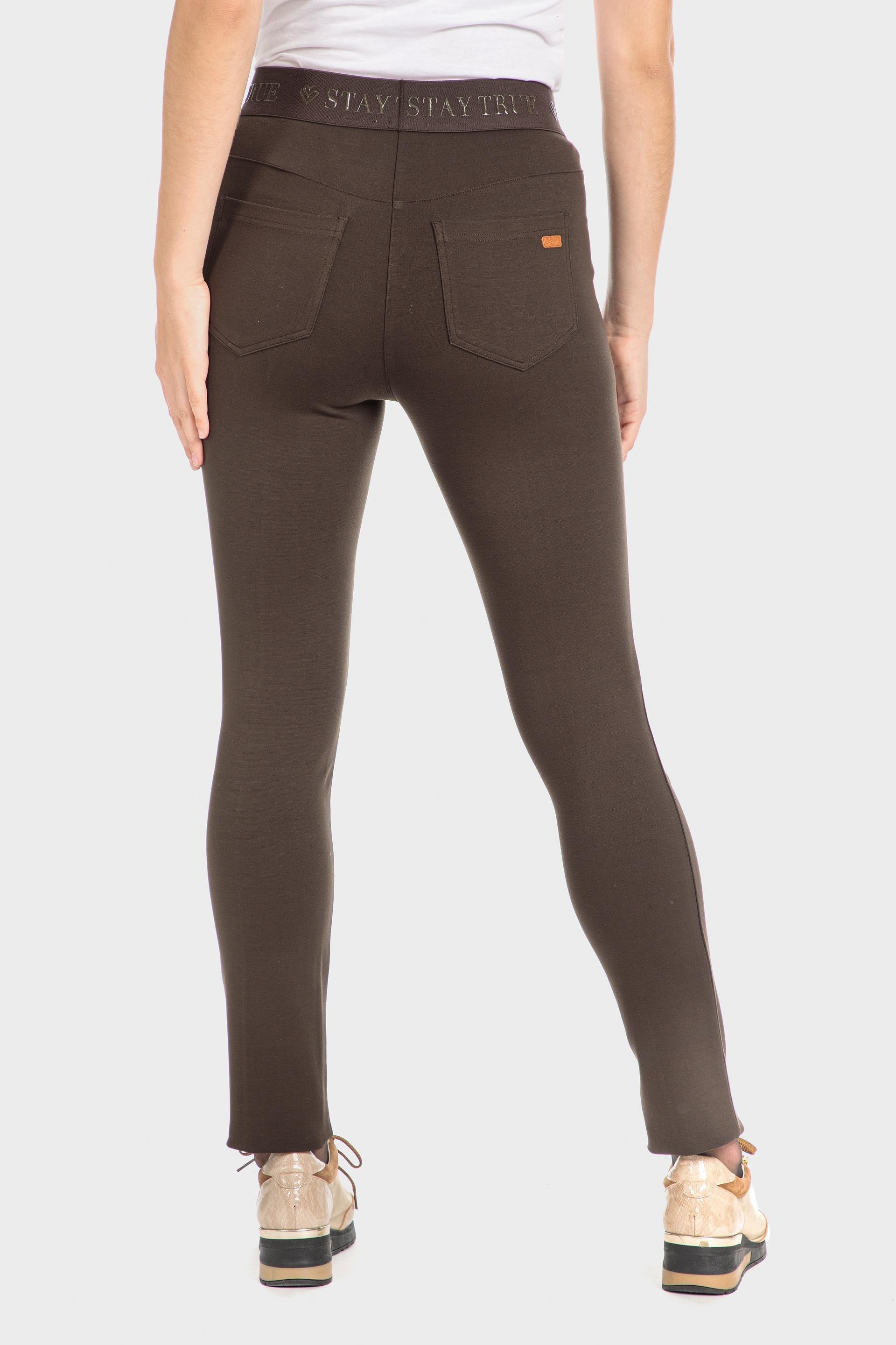 Brown Ponte Di Roma Trousers, , large image number 2
