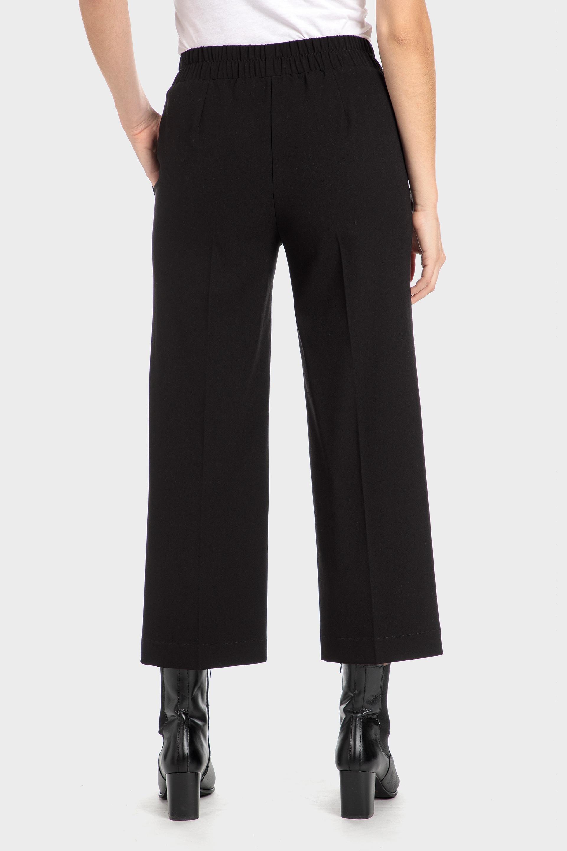 Black Drawstring Trousers, , large image number 3