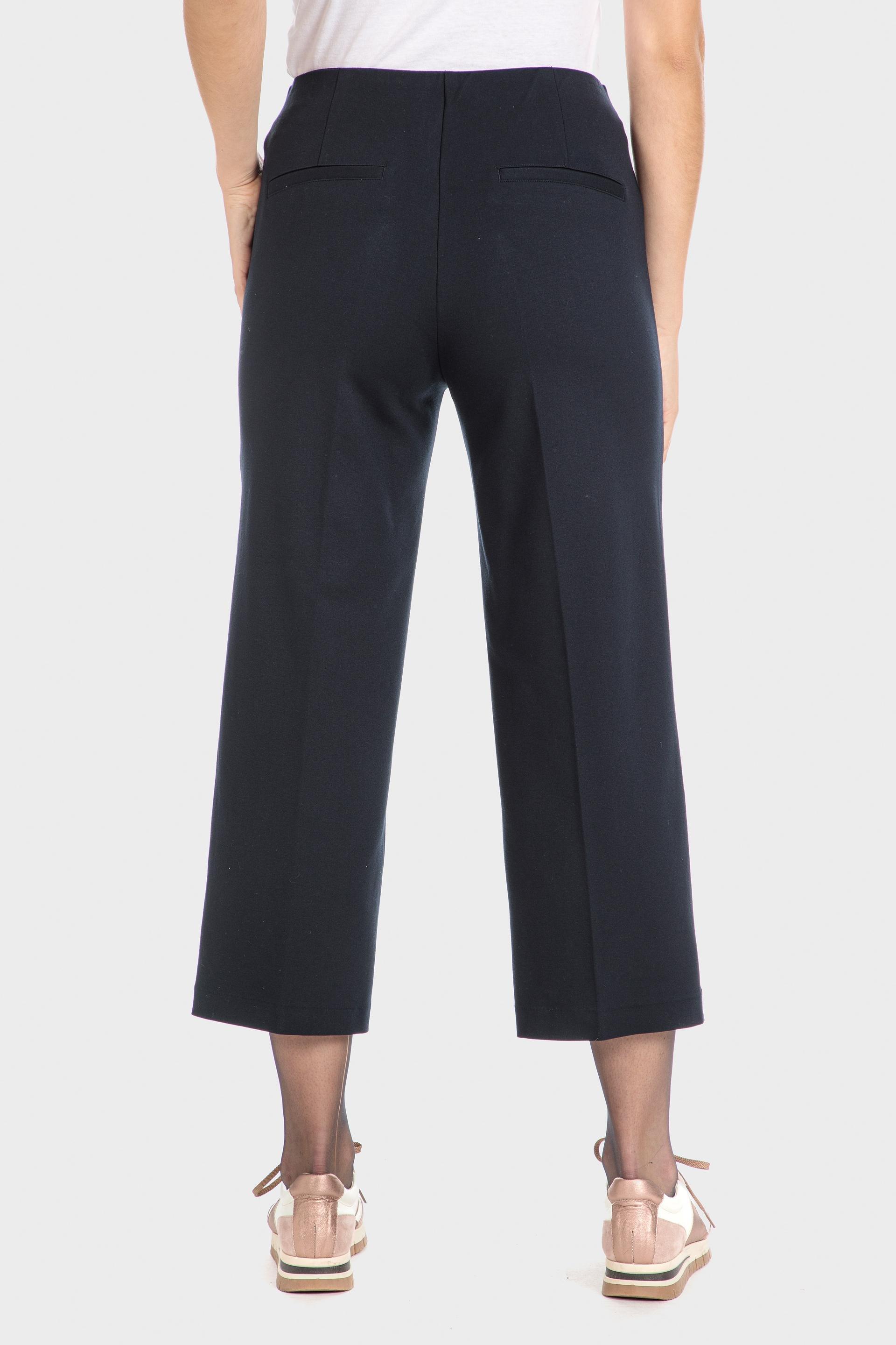 Navy Wide Trousers, , large image number 2