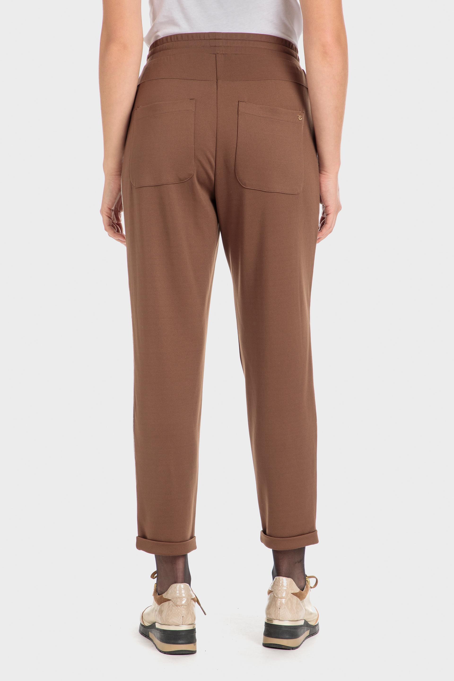 Brown Side Stripes Jogger, , large image number 3