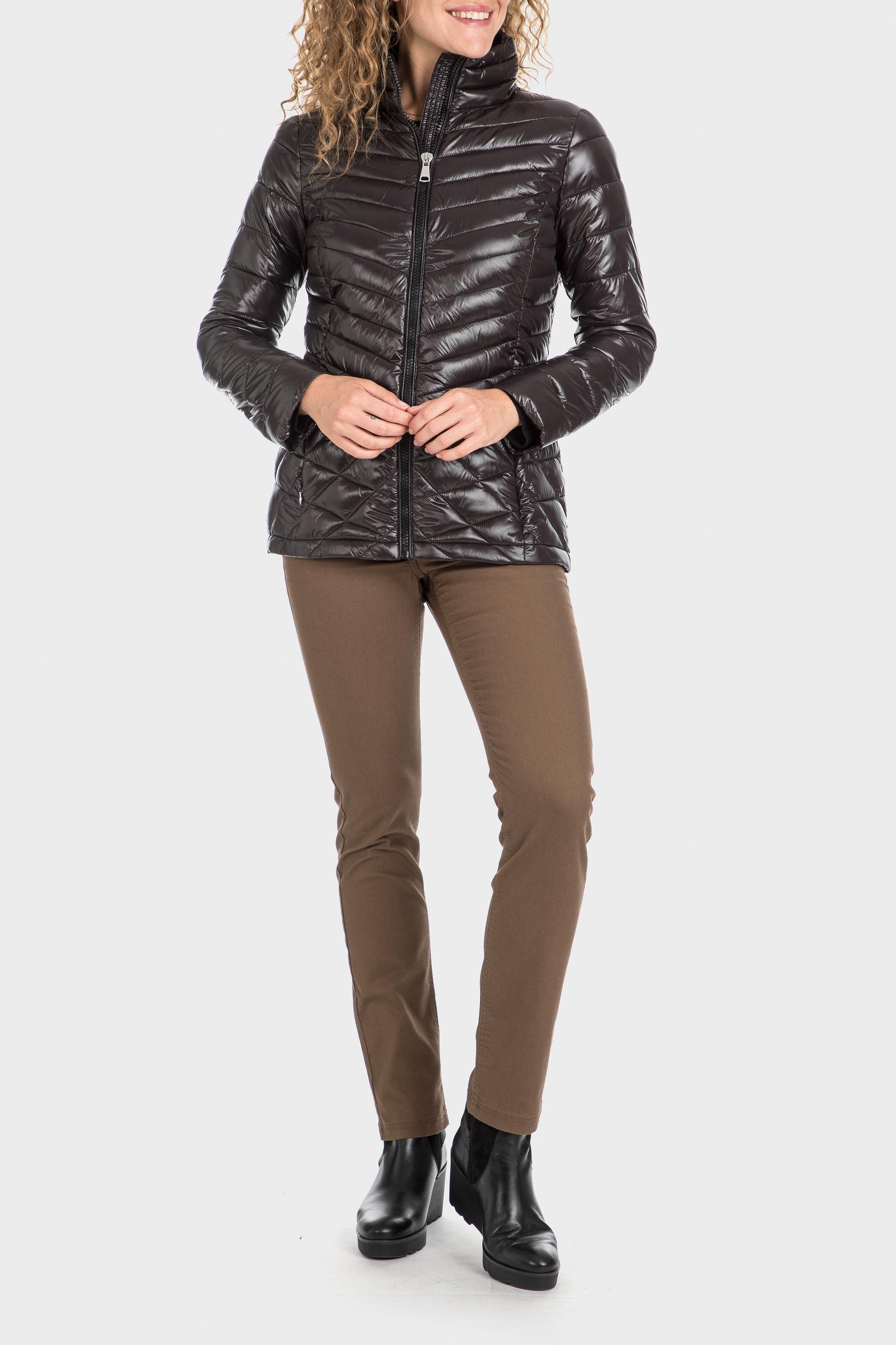 Black Puffer Jacket, Black, large image number 0