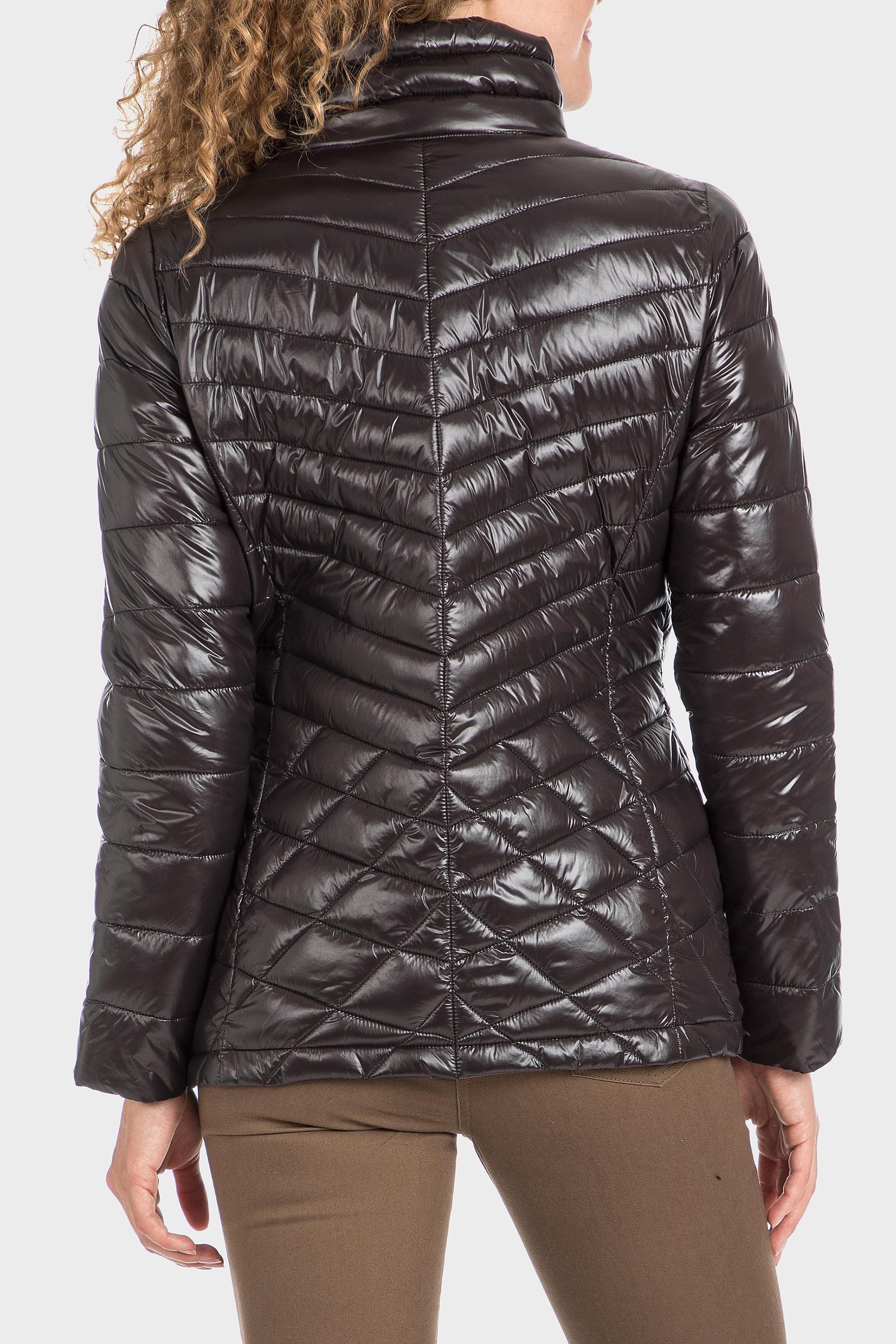 Black Puffer Jacket, Black, large image number 2