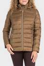 Punt Roma - Brown Parka Jacket With Hood