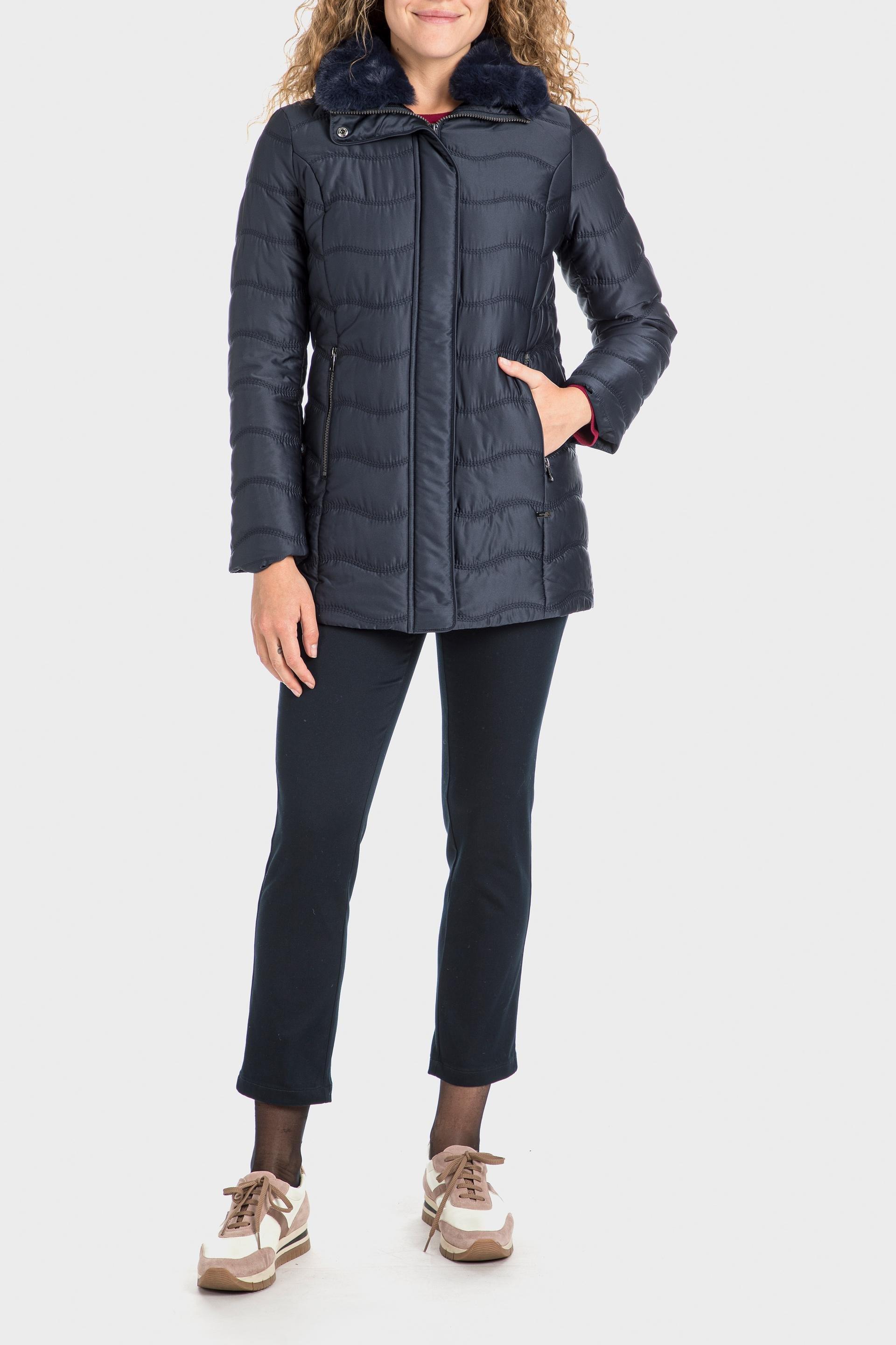 Navy Hooded Parka, , large image number 0