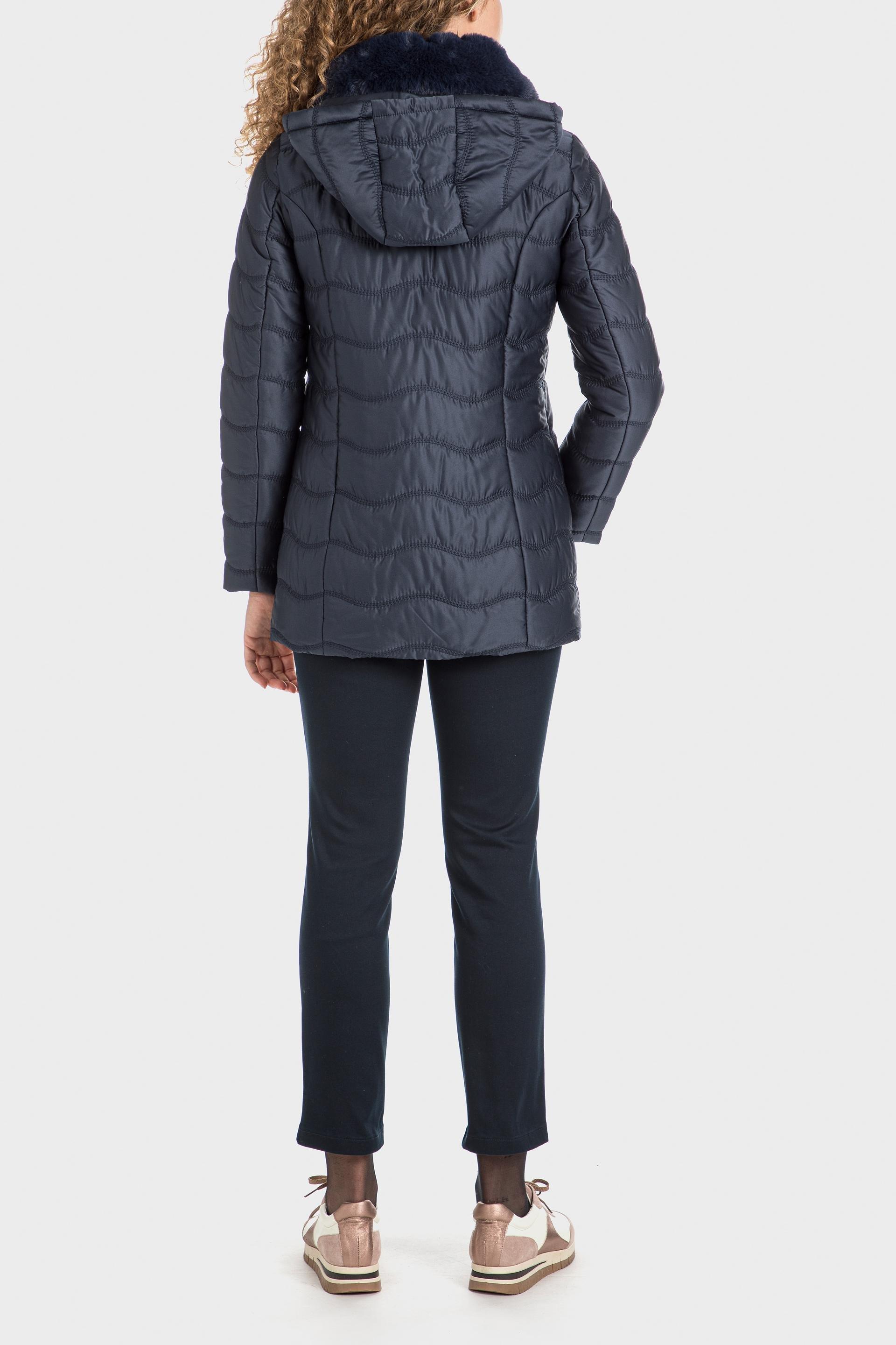 Navy Hooded Parka, , large image number 3