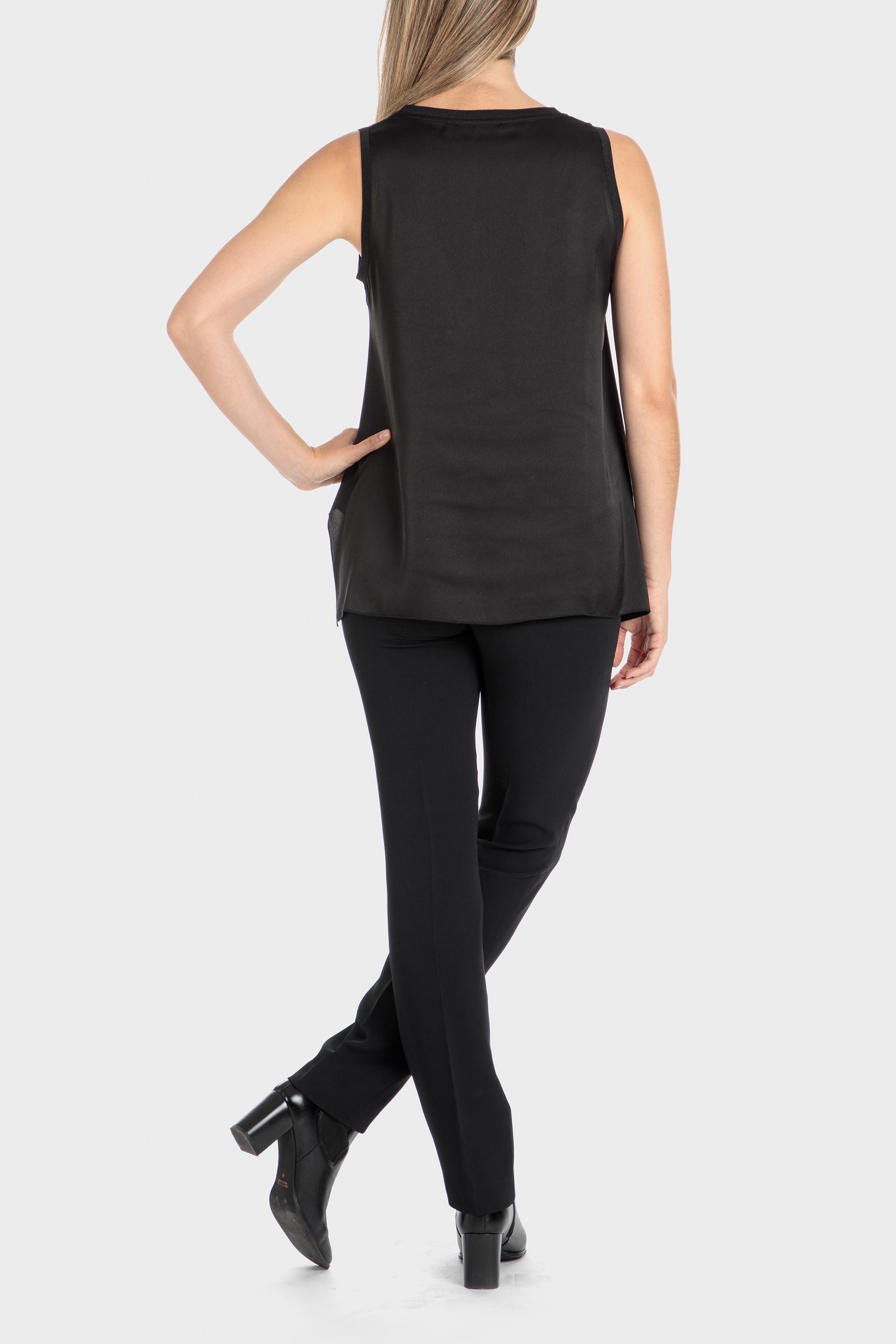 Black Sleeveless Top, , large image number 1