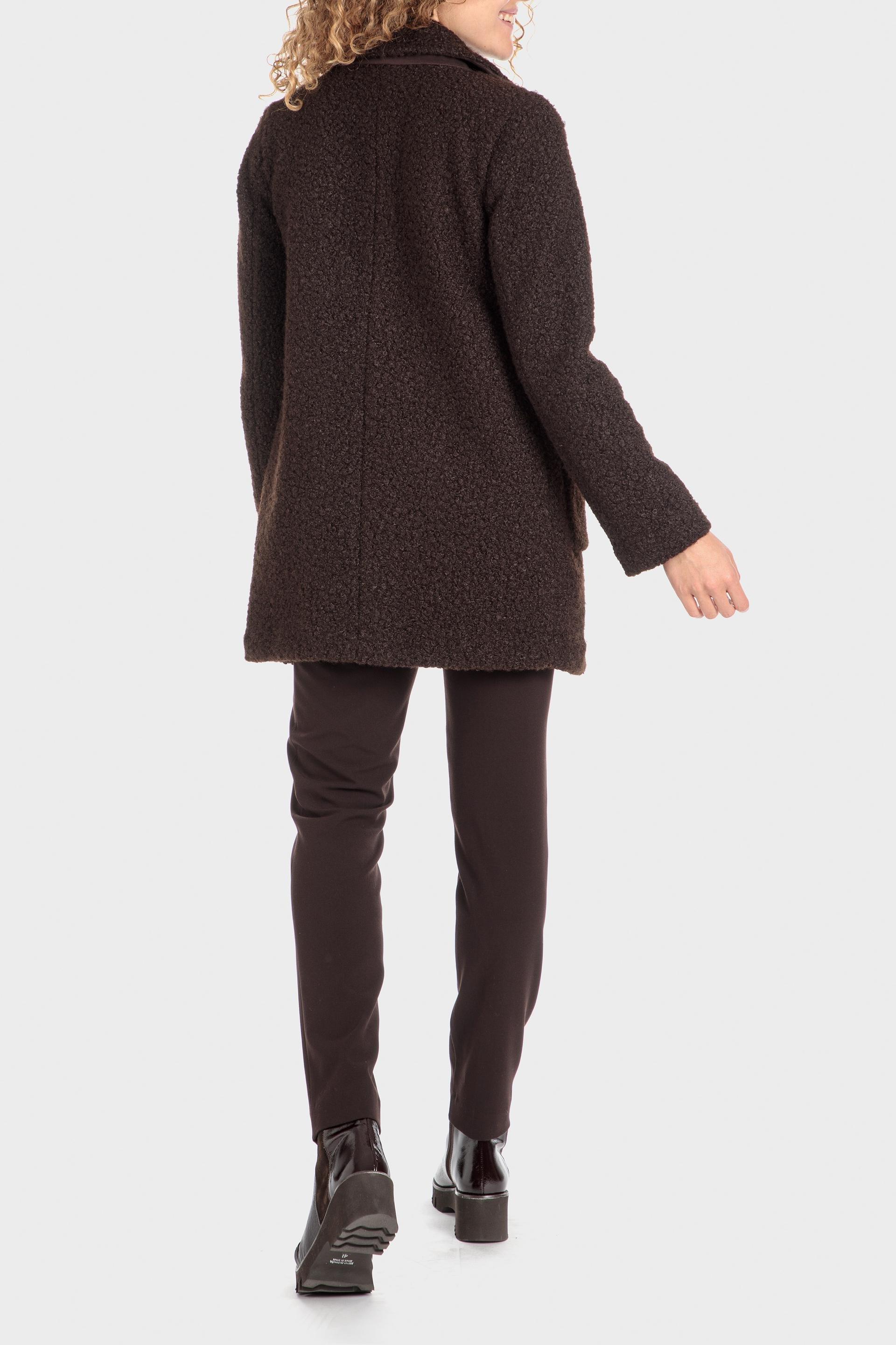 Brown Three Quarter Length Coat, , large image number 3