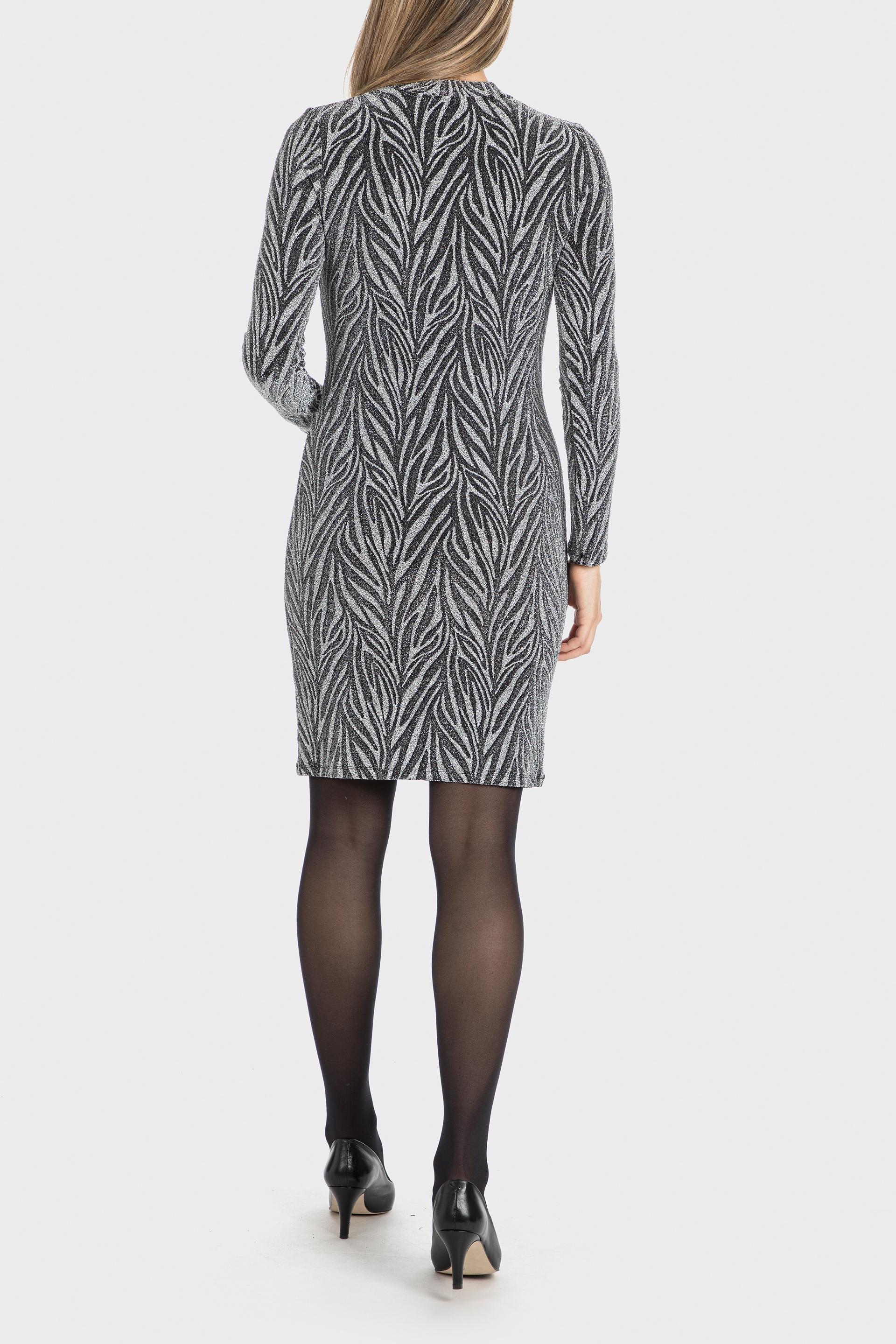 Silver Glitter Bodycon Dress, , large image number 1