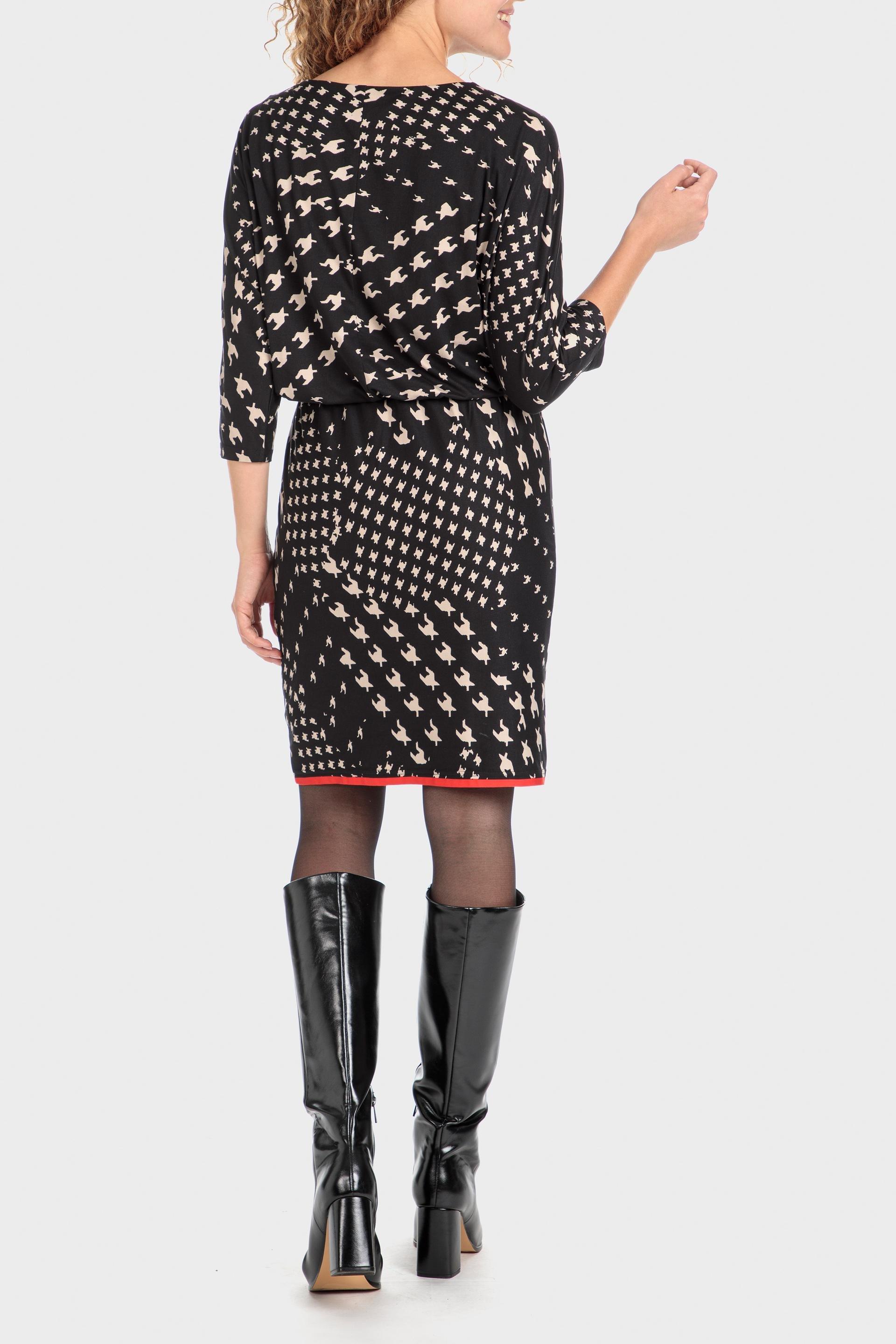 Black Houndstooth Dress, , large image number 1