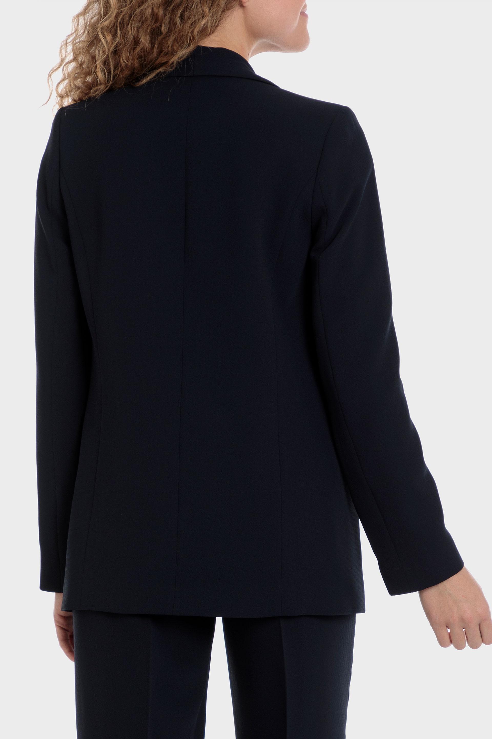 Navy Crepe Blazer, , large image number 3