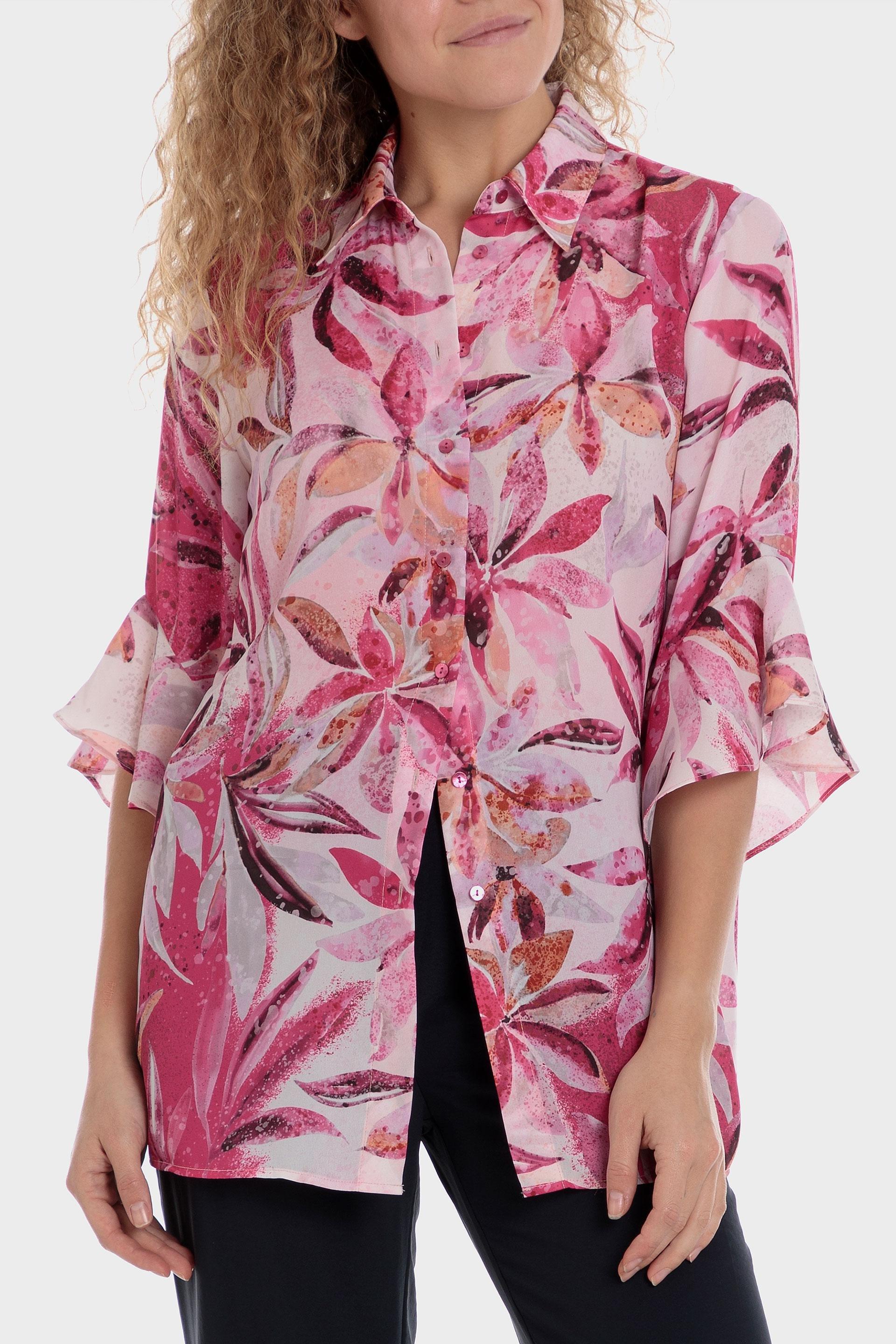 Punt Roma - Multicolour Floral Print Shirt