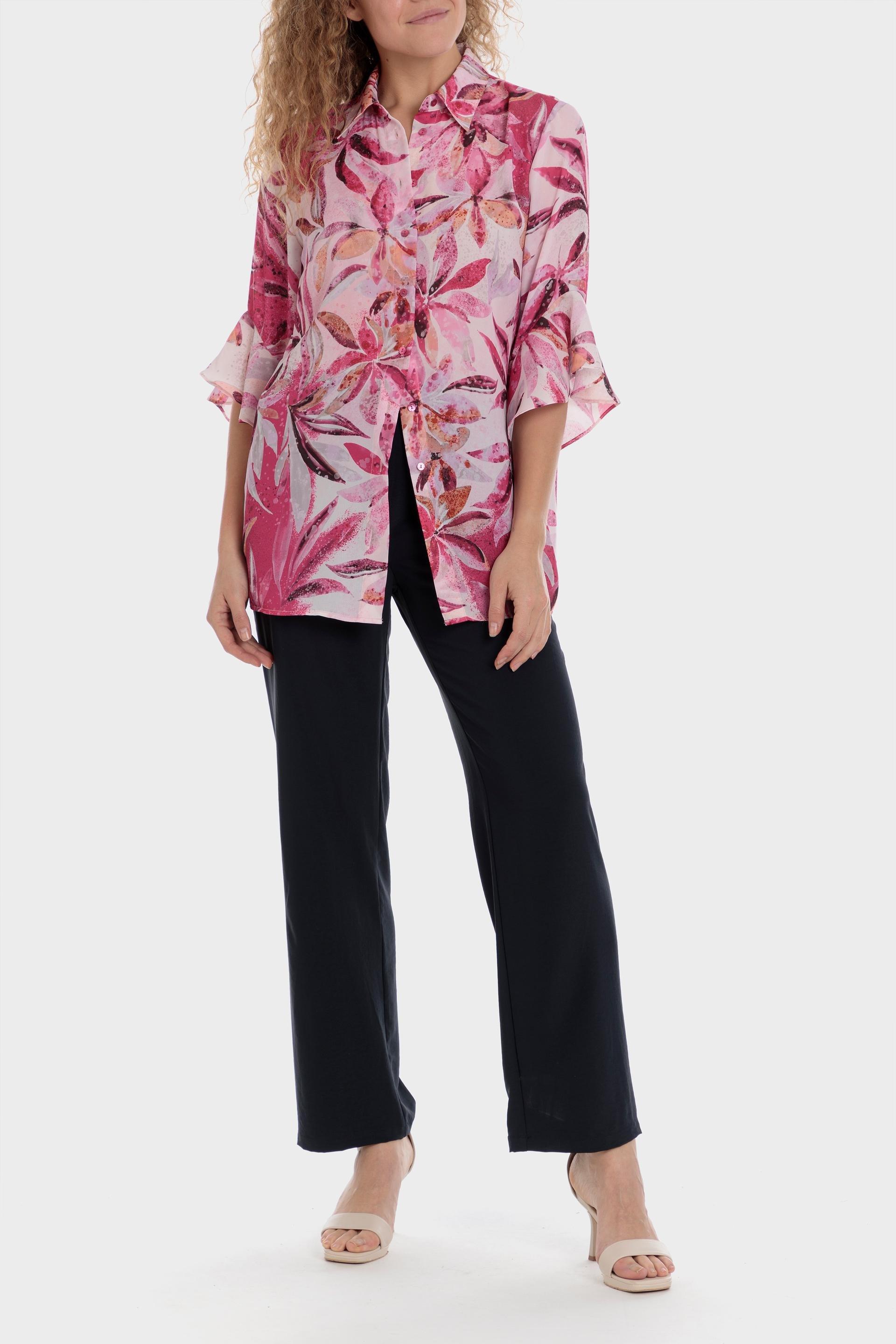 Punt Roma - Multicolour Floral Print Shirt