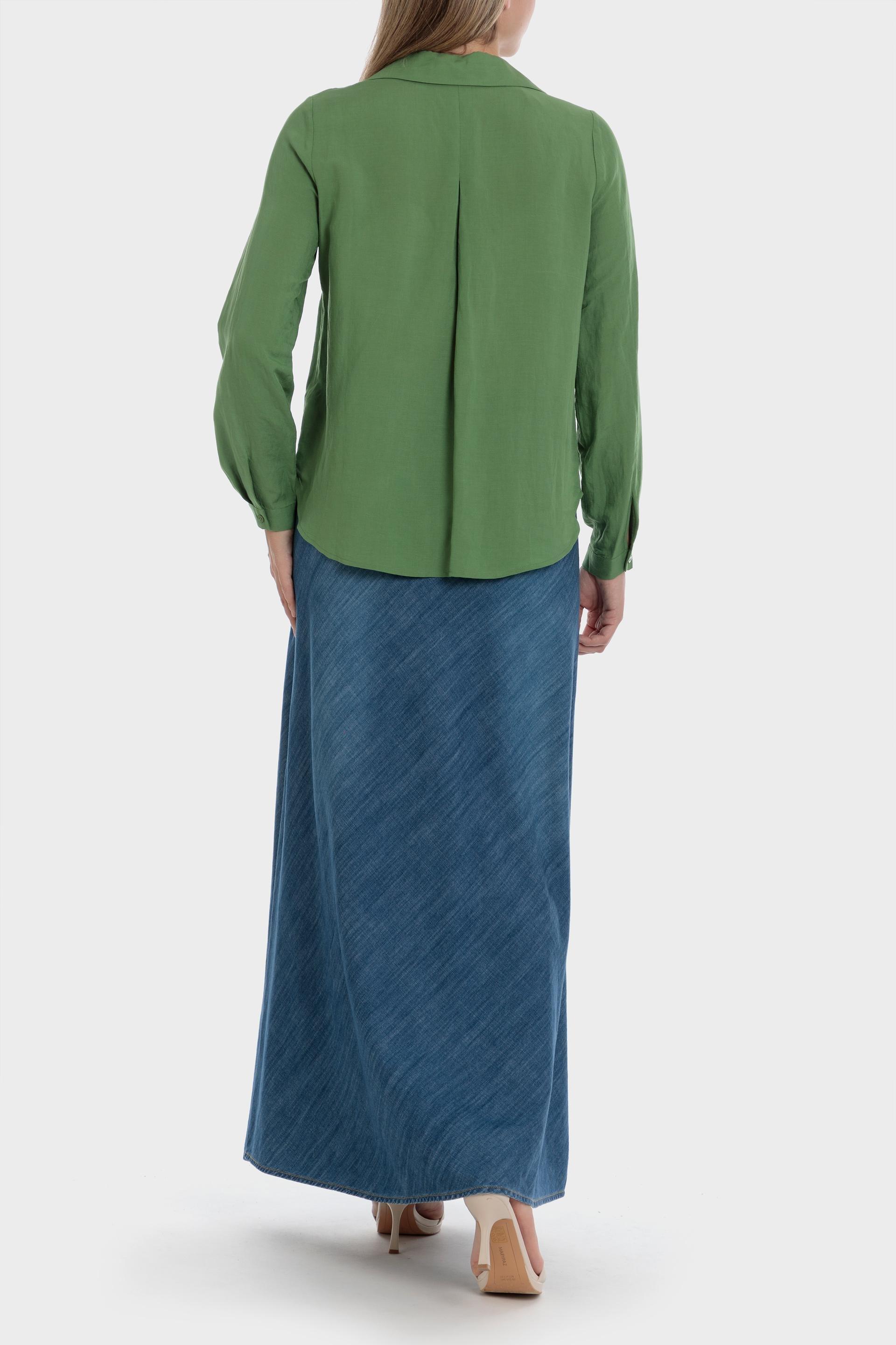 Punt Roma - Green Loose Fitting Blouse