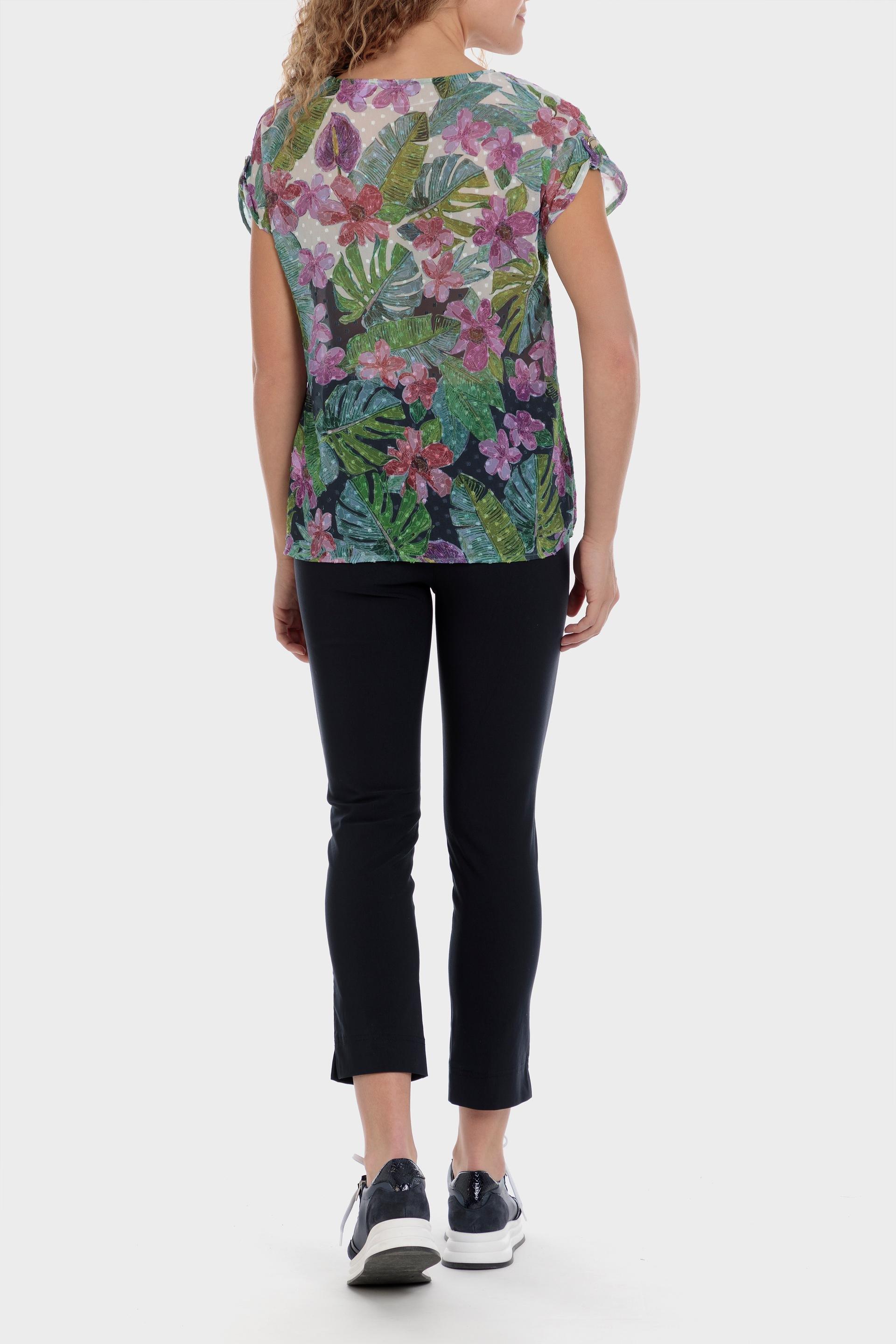 Punt Roma - Multicolour Floral Print Blouse