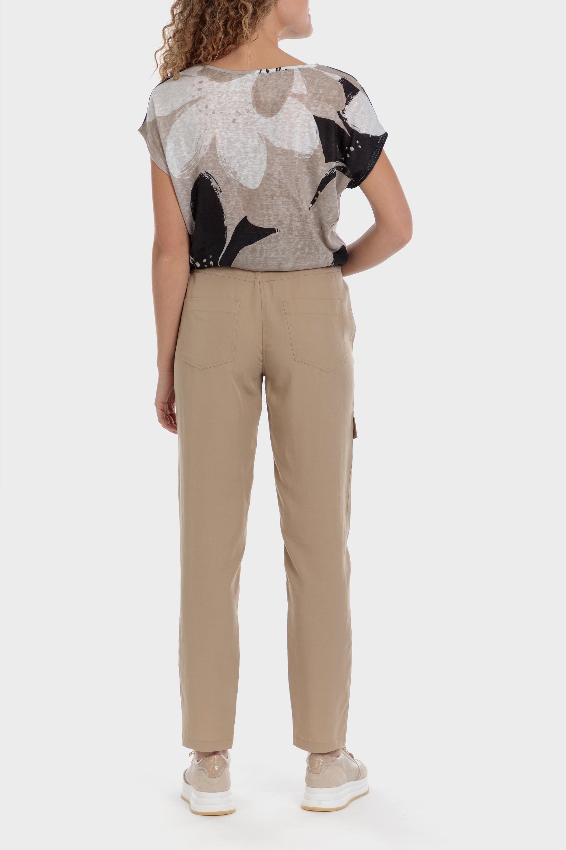 Beige Rhinestone Printed T-Shirt, , large image number 3