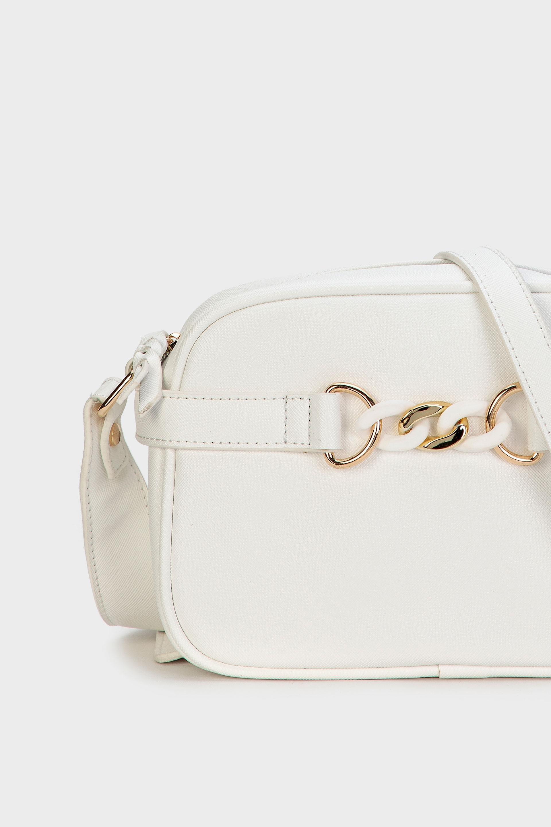 White Shoulder Bag, , large image number 1