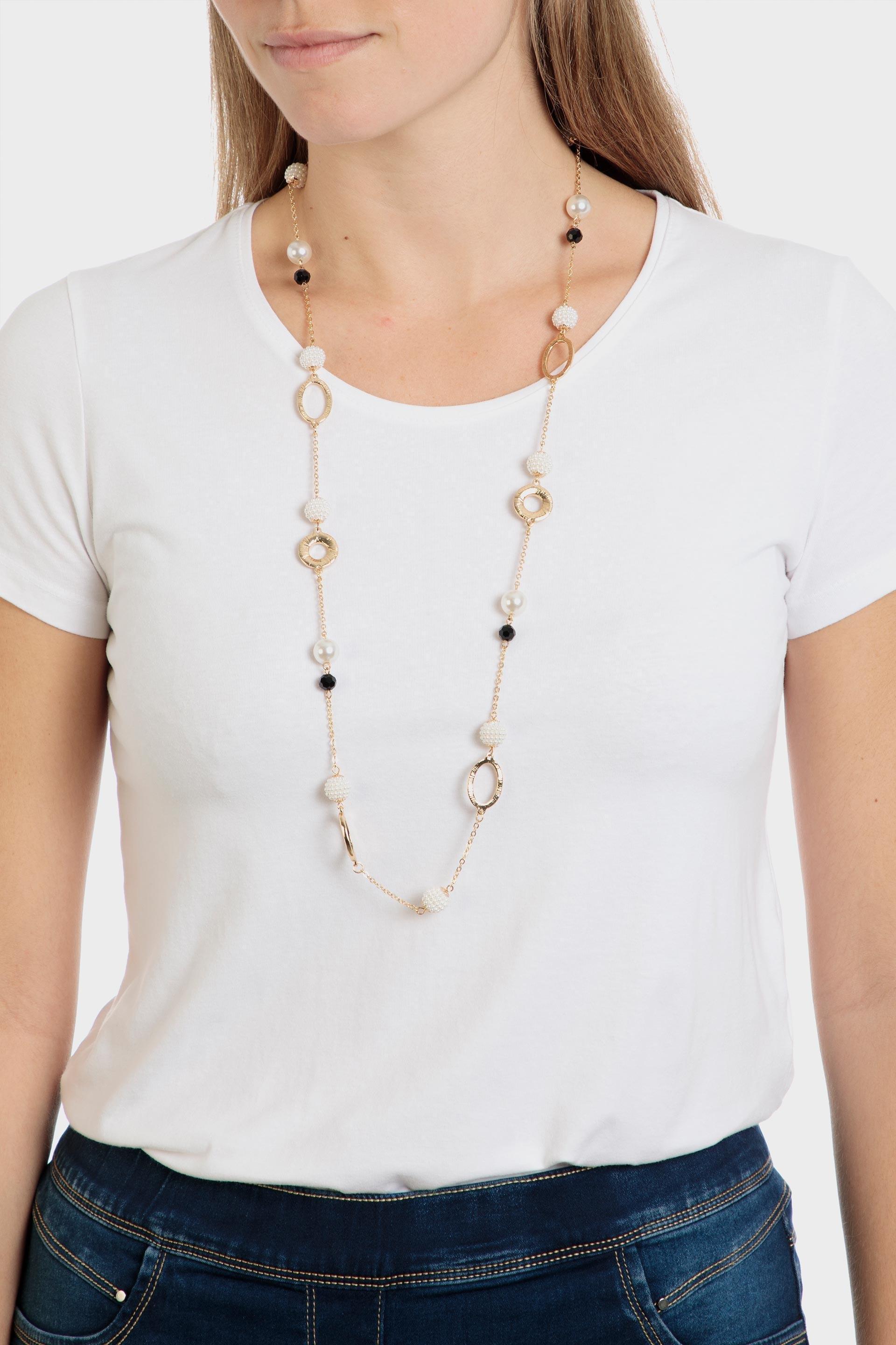 Multicolour Pearls Necklace, , large image number 0