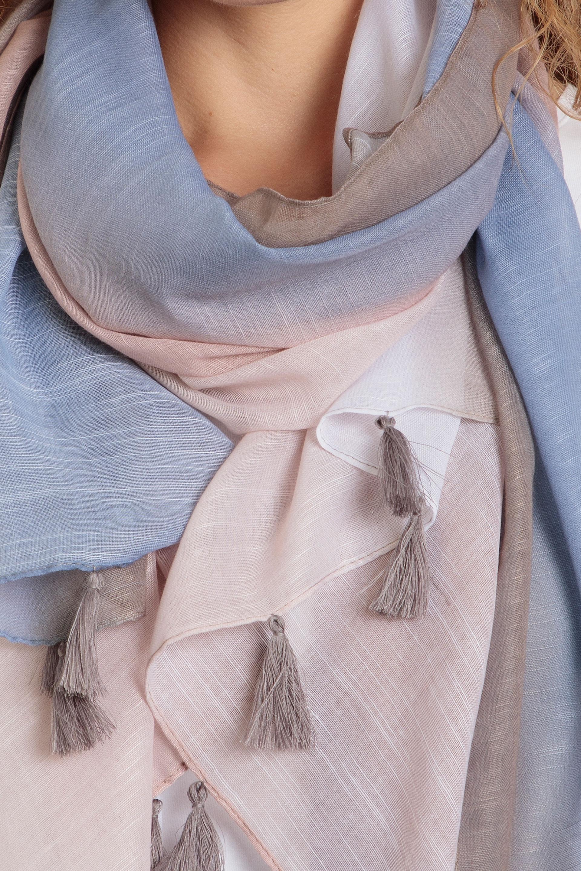Multicolour Ombre Scarf, , large image number 1