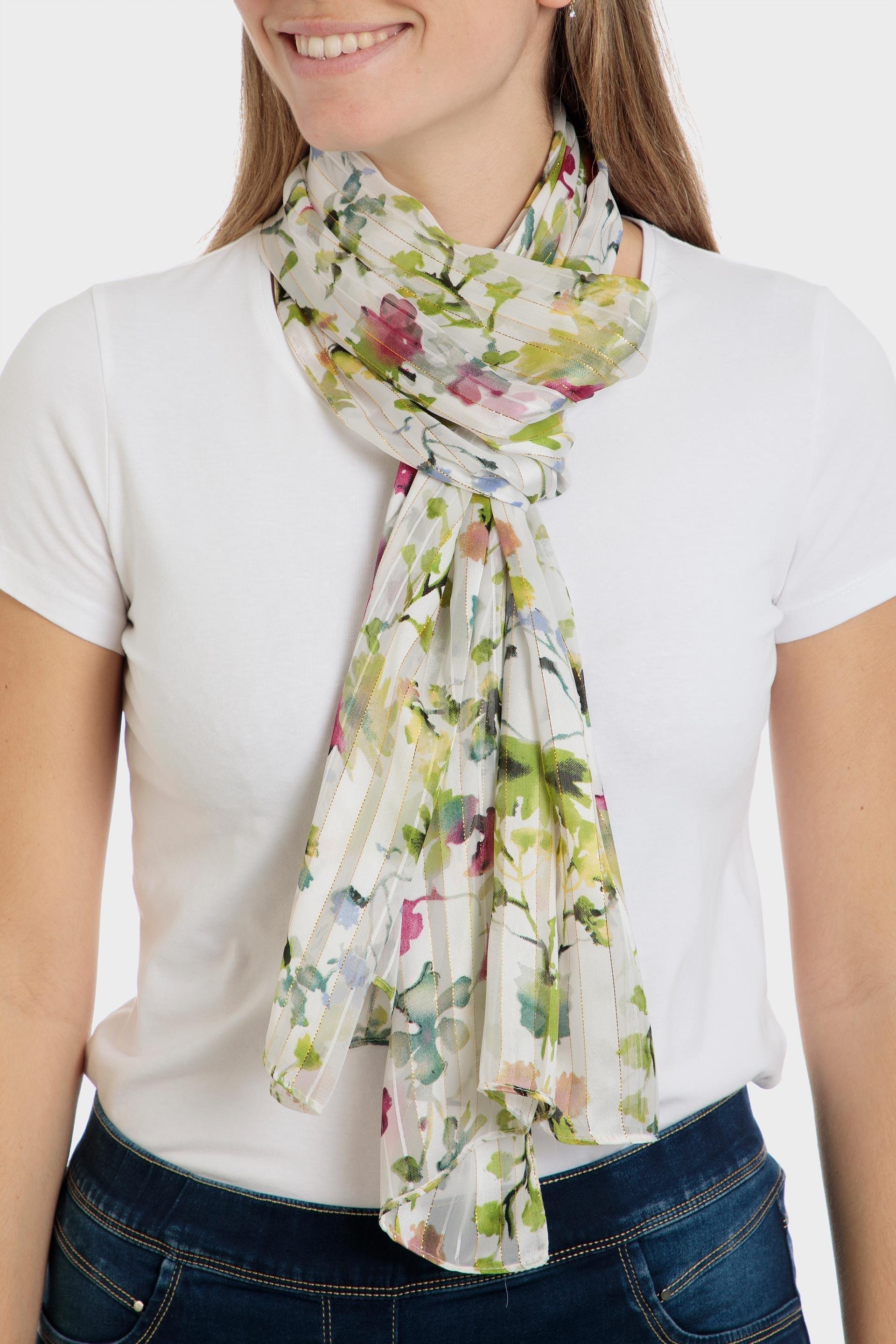 Multicolour Floral Print Pashmina, , large image number 0