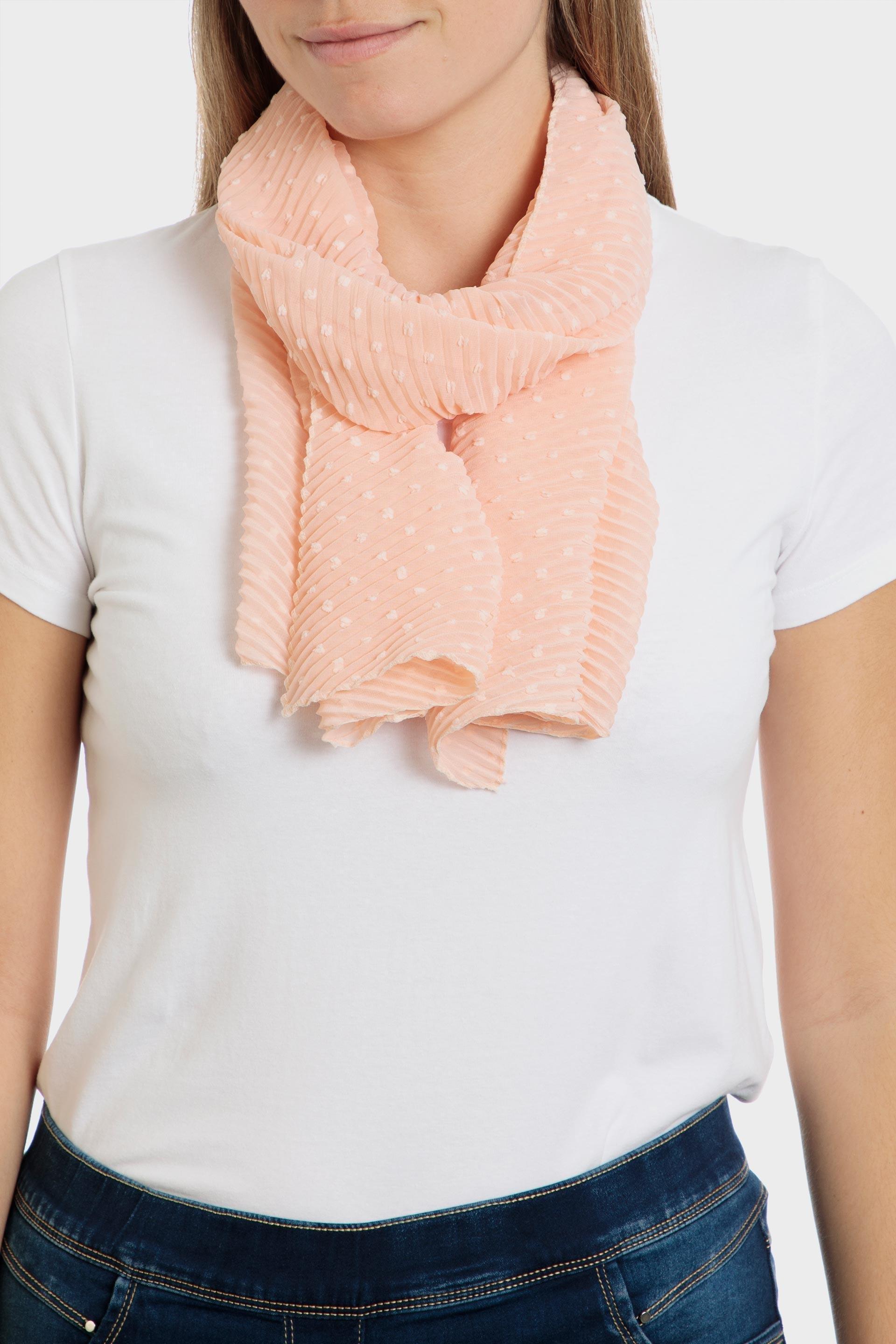 Pink Pleated Foulard, , large image number 0