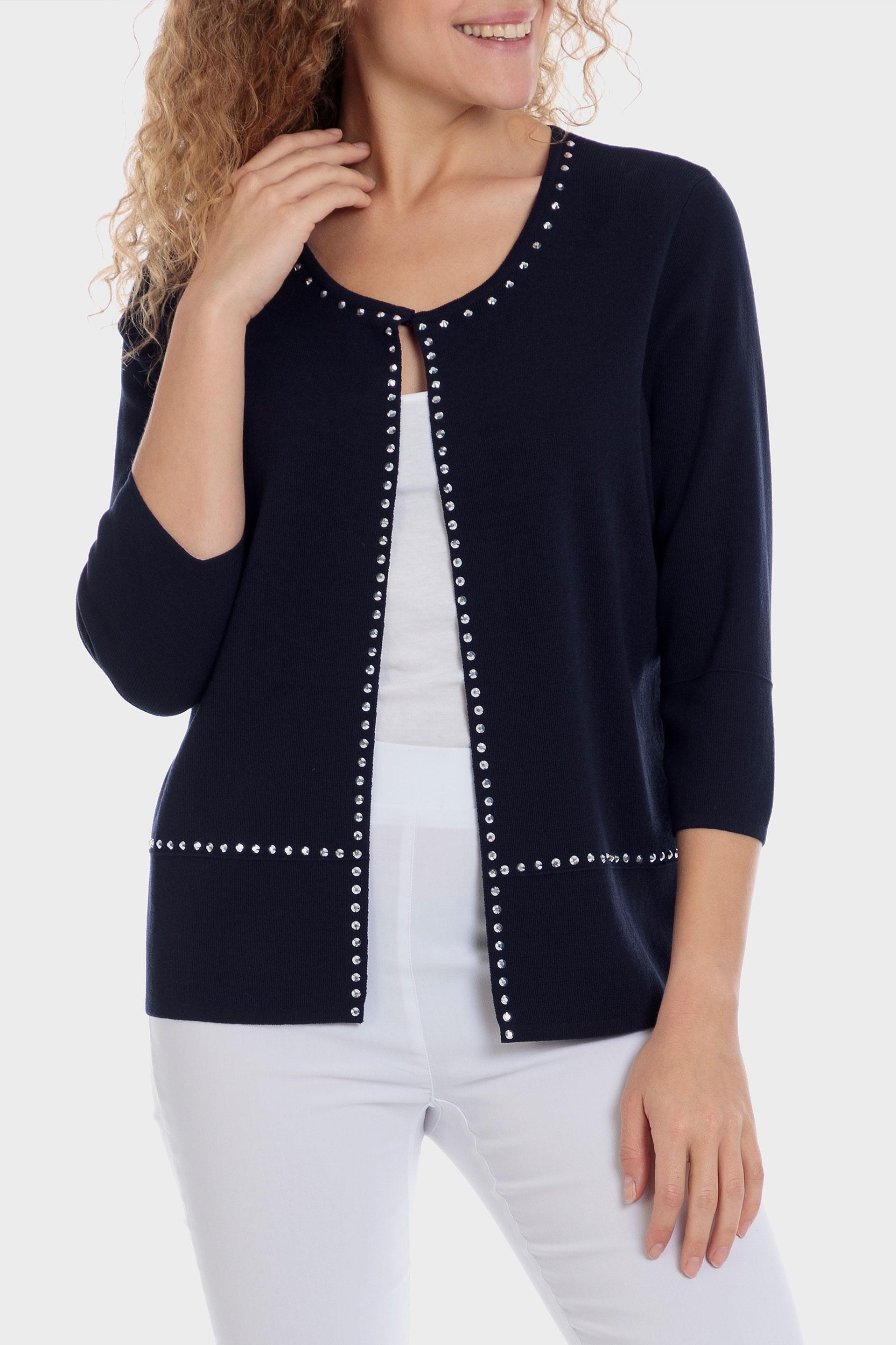 Punt Roma - Navy Studded Jacket