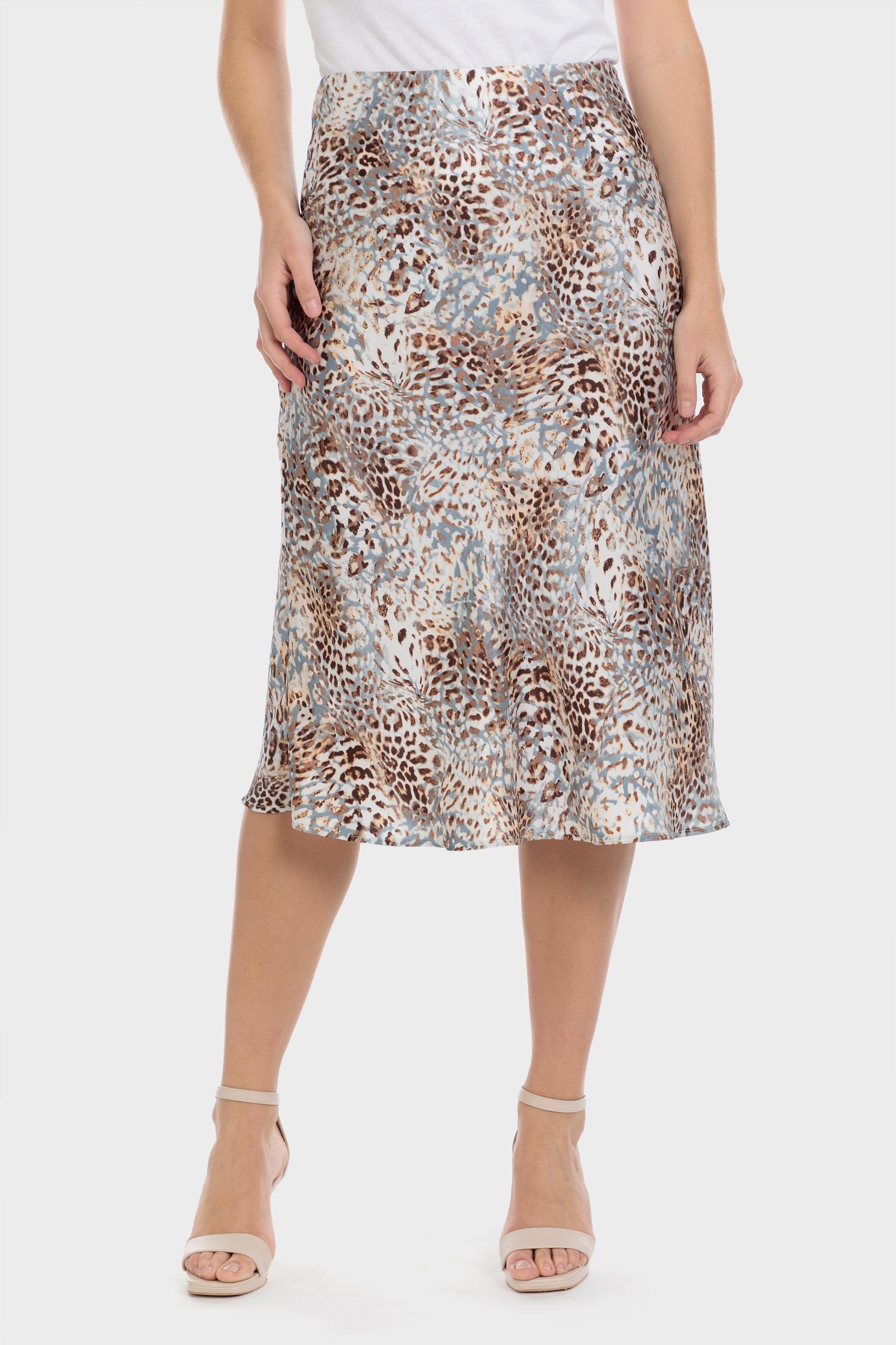 Punt Roma - Multicolour Animal Print Skirt
