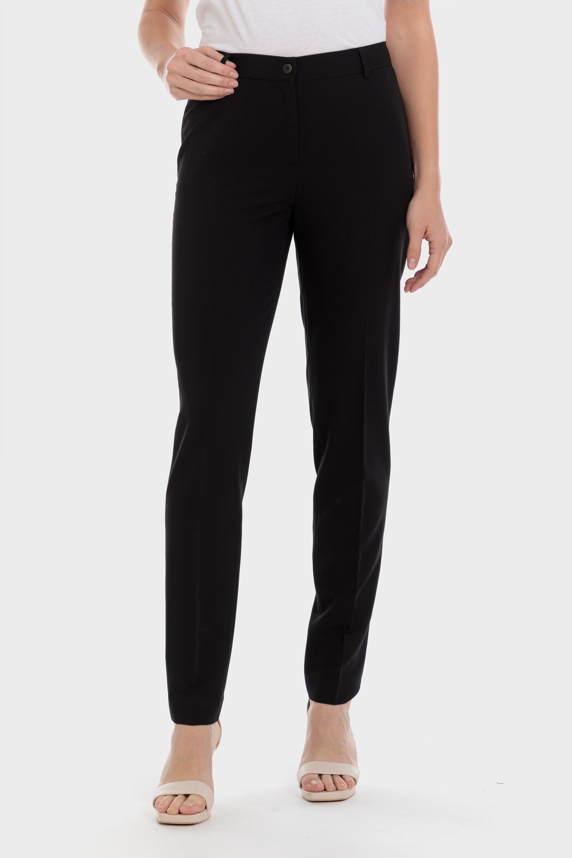 Punt Roma - Black Viscose Trousers