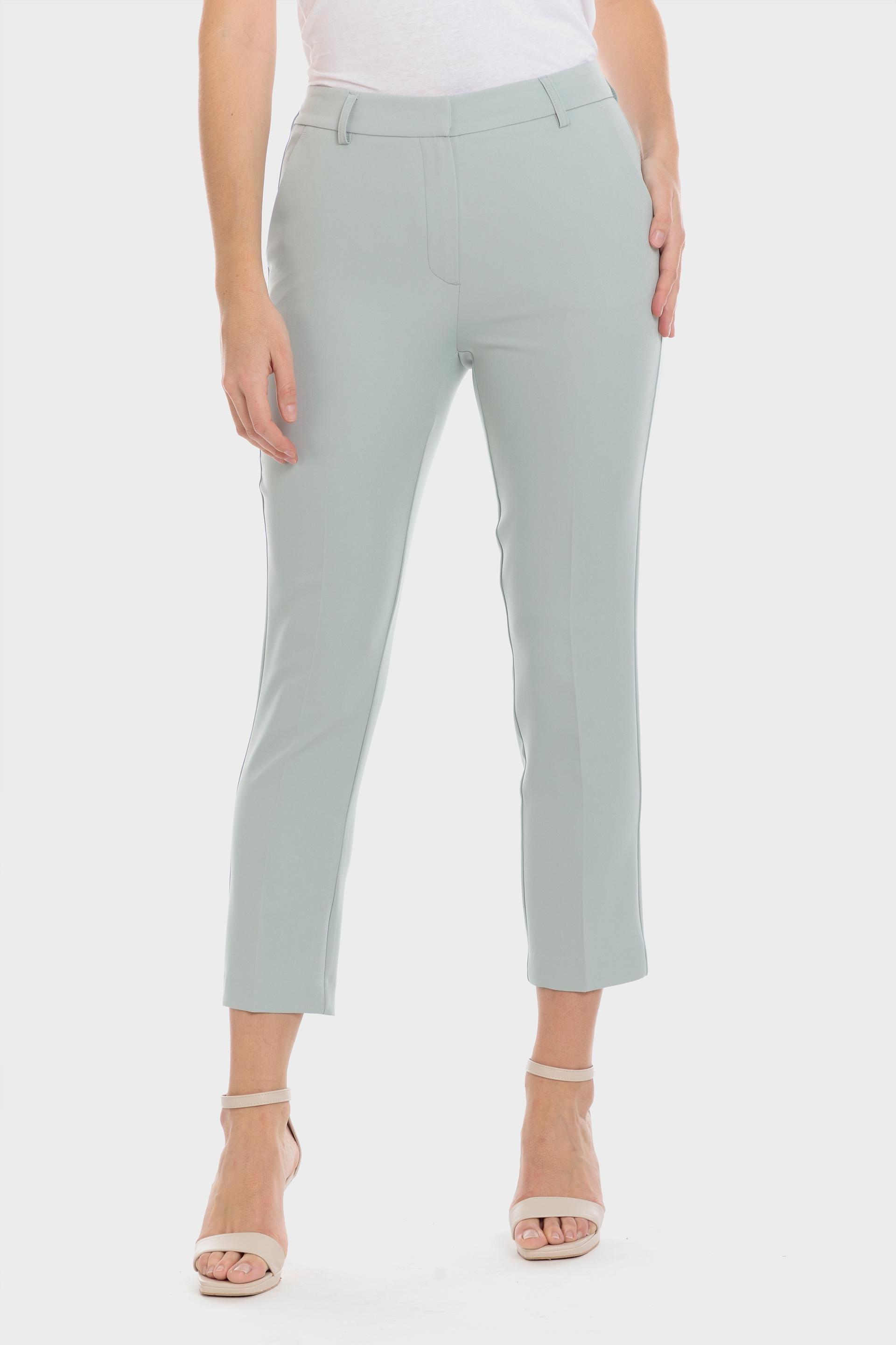 Punt Roma - Green Straight Fit Trousers