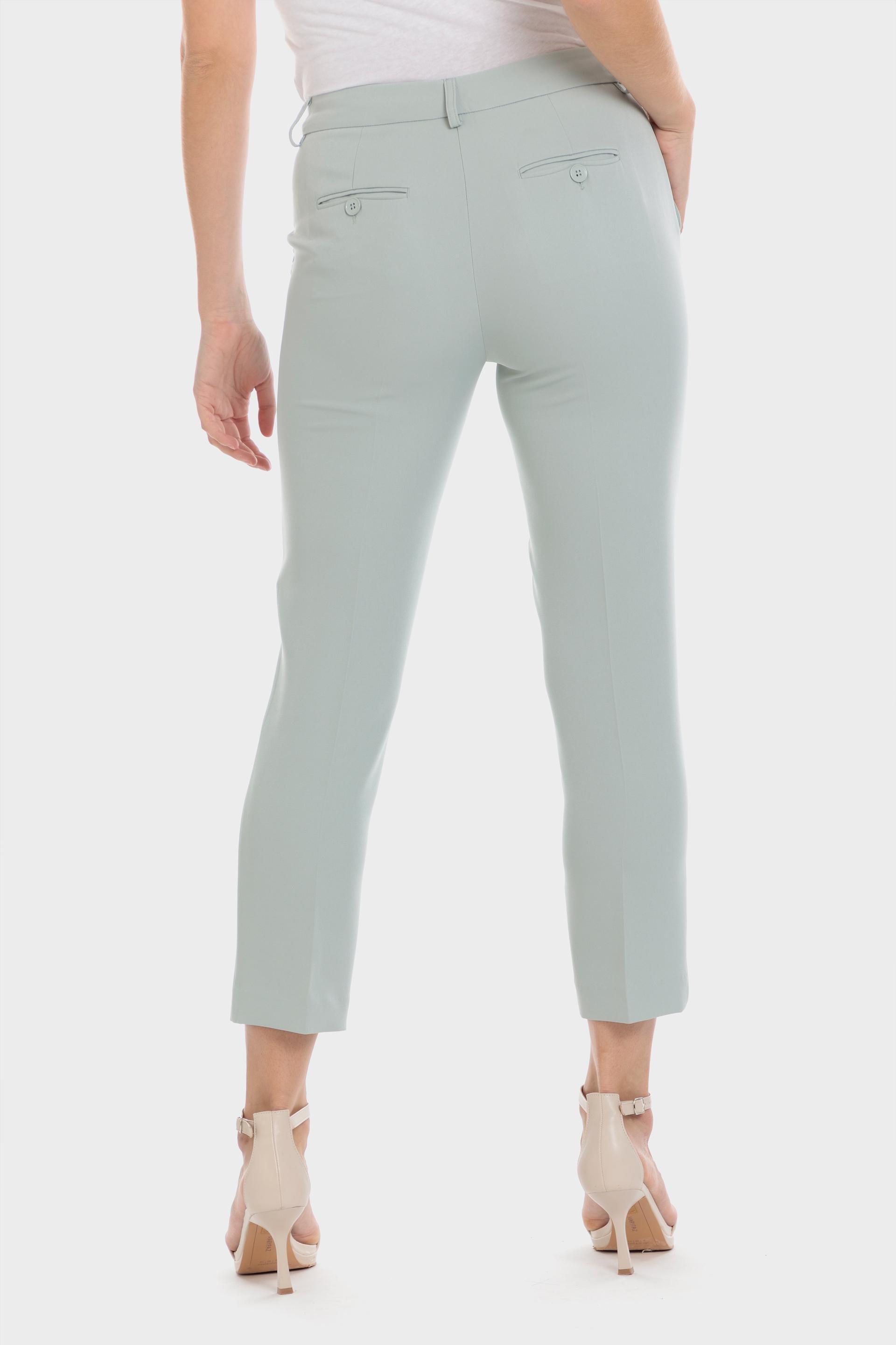 Punt Roma - Green Straight Fit Trousers