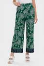 Punt Roma - Green Cashmere Print Trousers