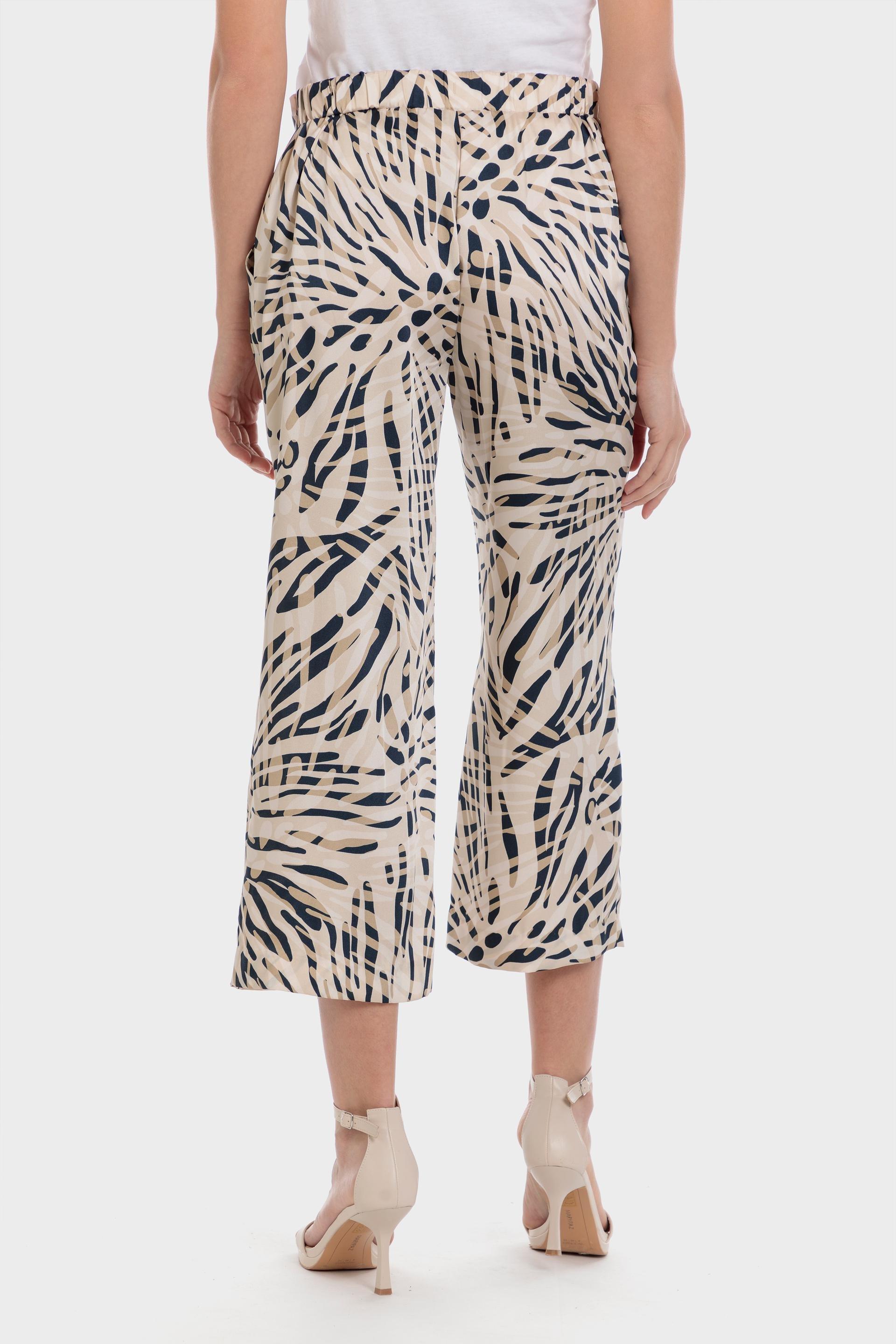 Black Printed Trousers, , large image number 2