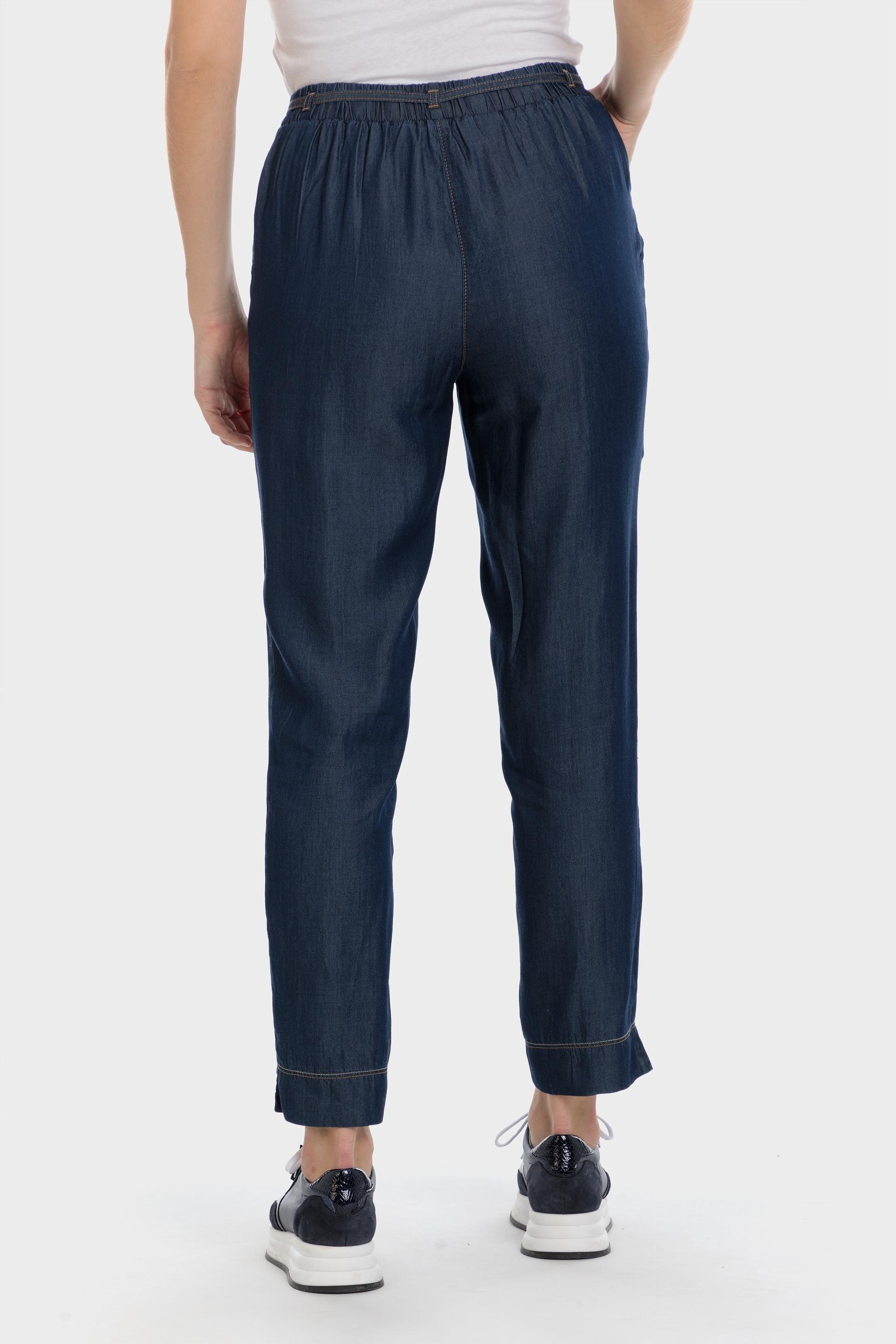 Punt Roma - Navy Lyocell Trousers