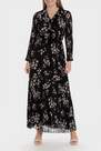 Punt Roma - Black Floral Print Dress