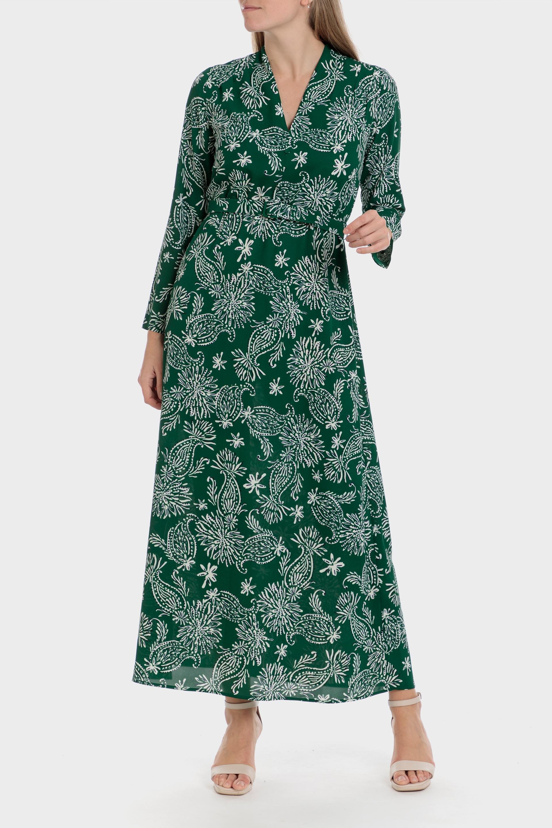 Punt Roma - Green Printed Dress