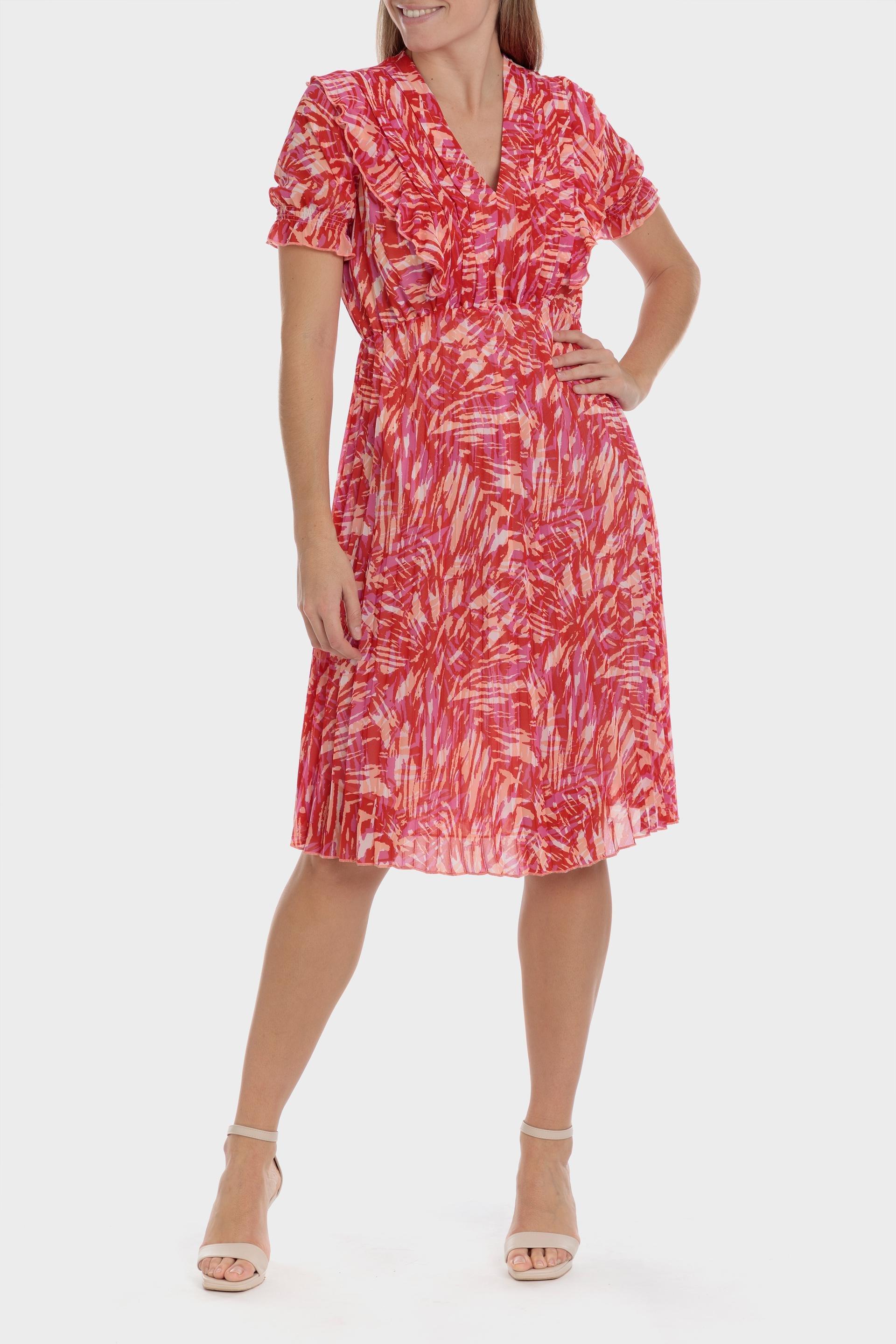 Punt Roma - Red Printed Dress