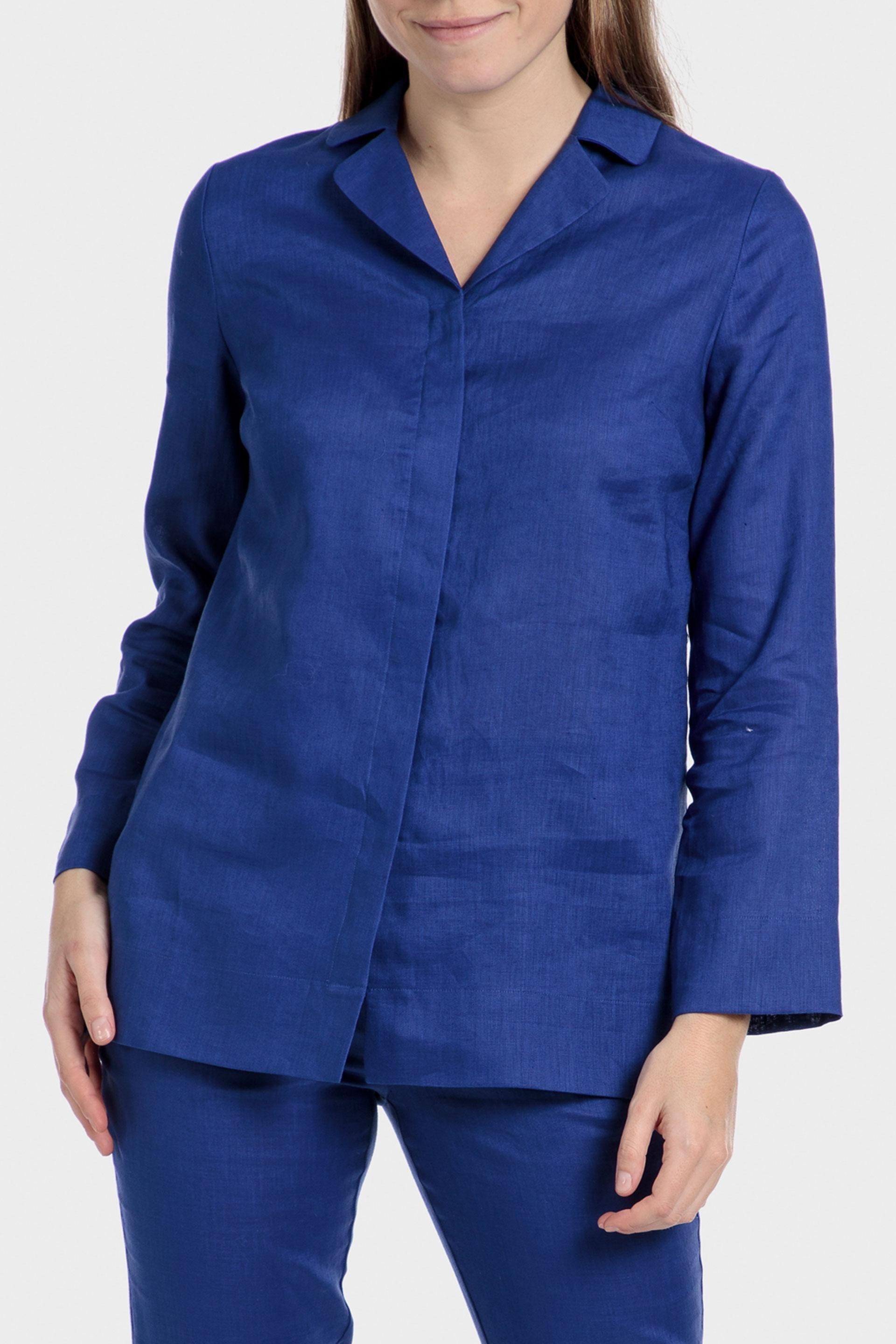 Punt Roma - Navy Long Sleeve Shirt
