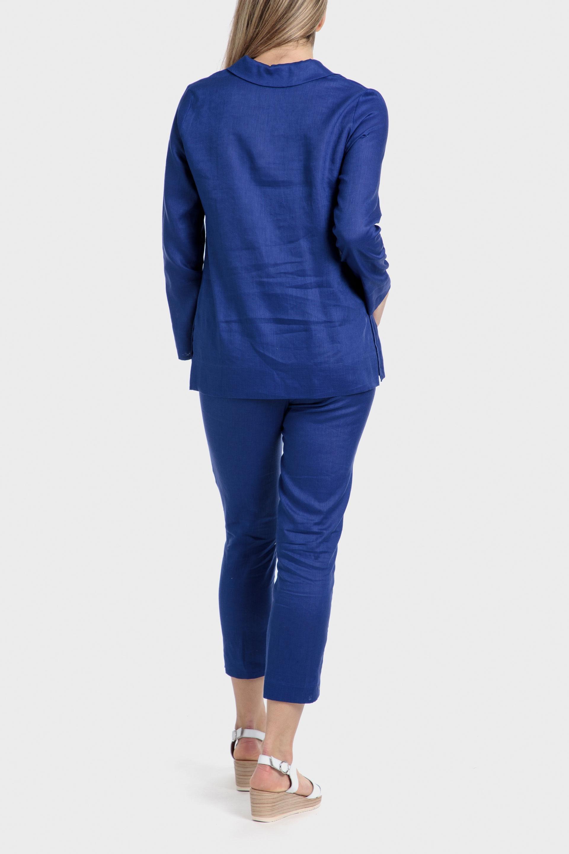 Punt Roma - Navy Long Sleeve Shirt