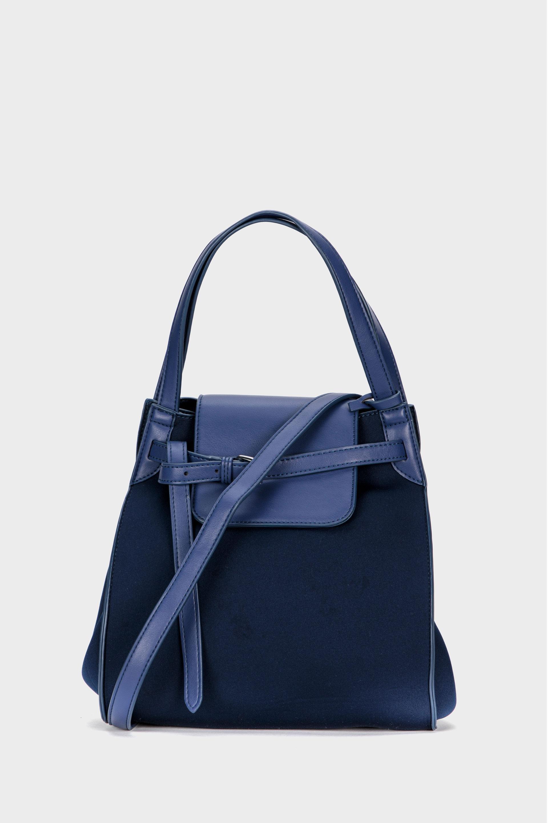 Navy Square Hand Bag, , large image number 0