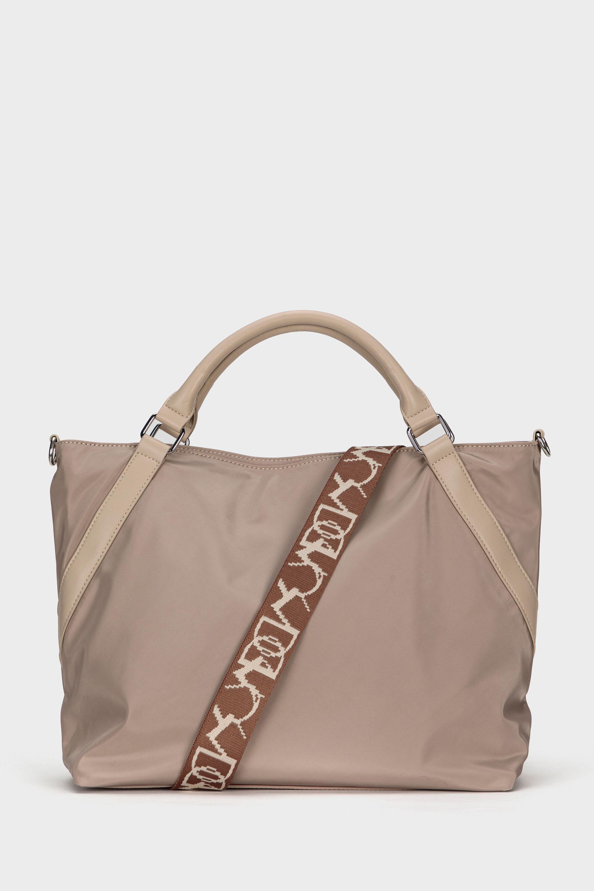Beige Nylon Bag, , large image number 0
