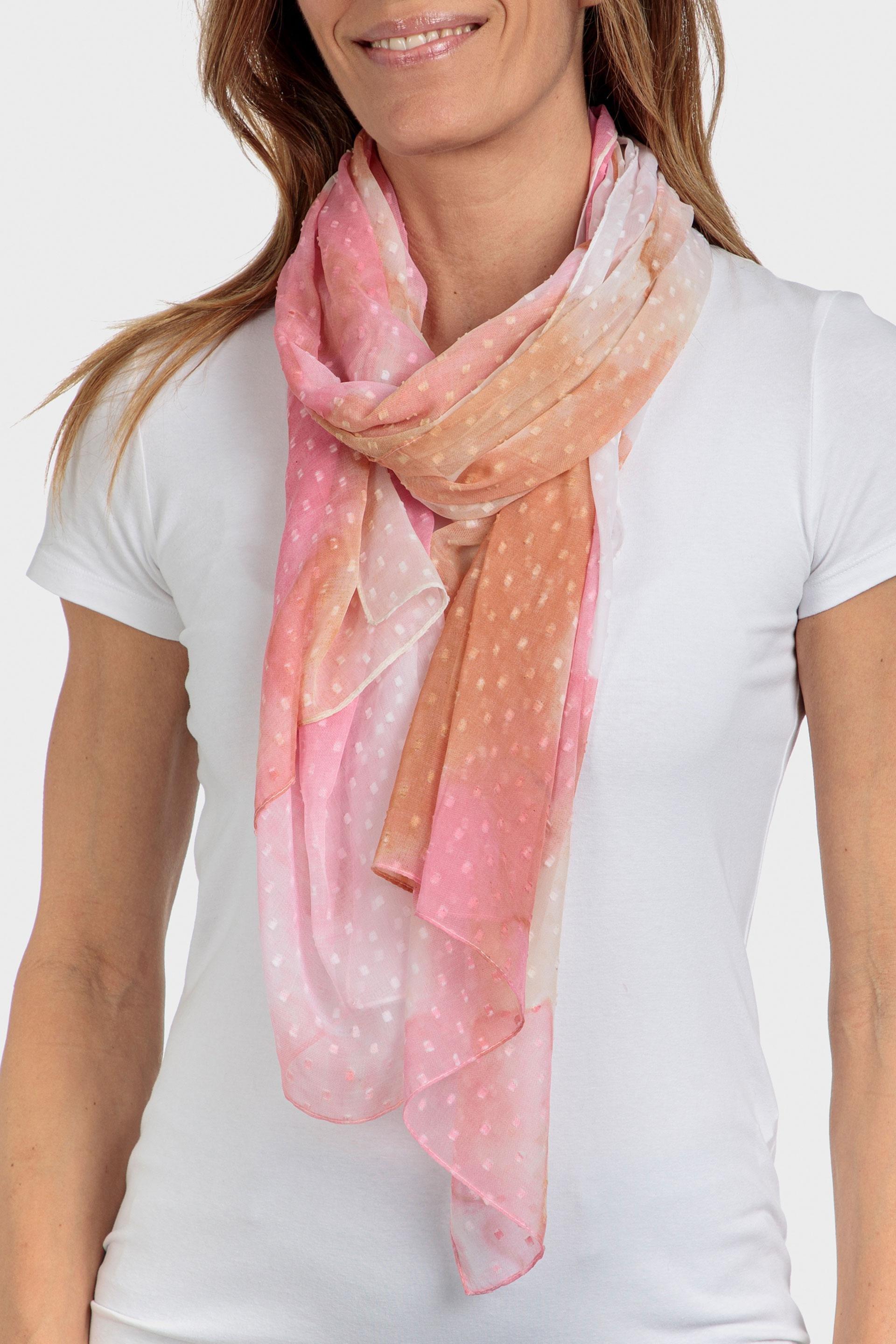 Pink Gradiant Scarf, , large image number 0