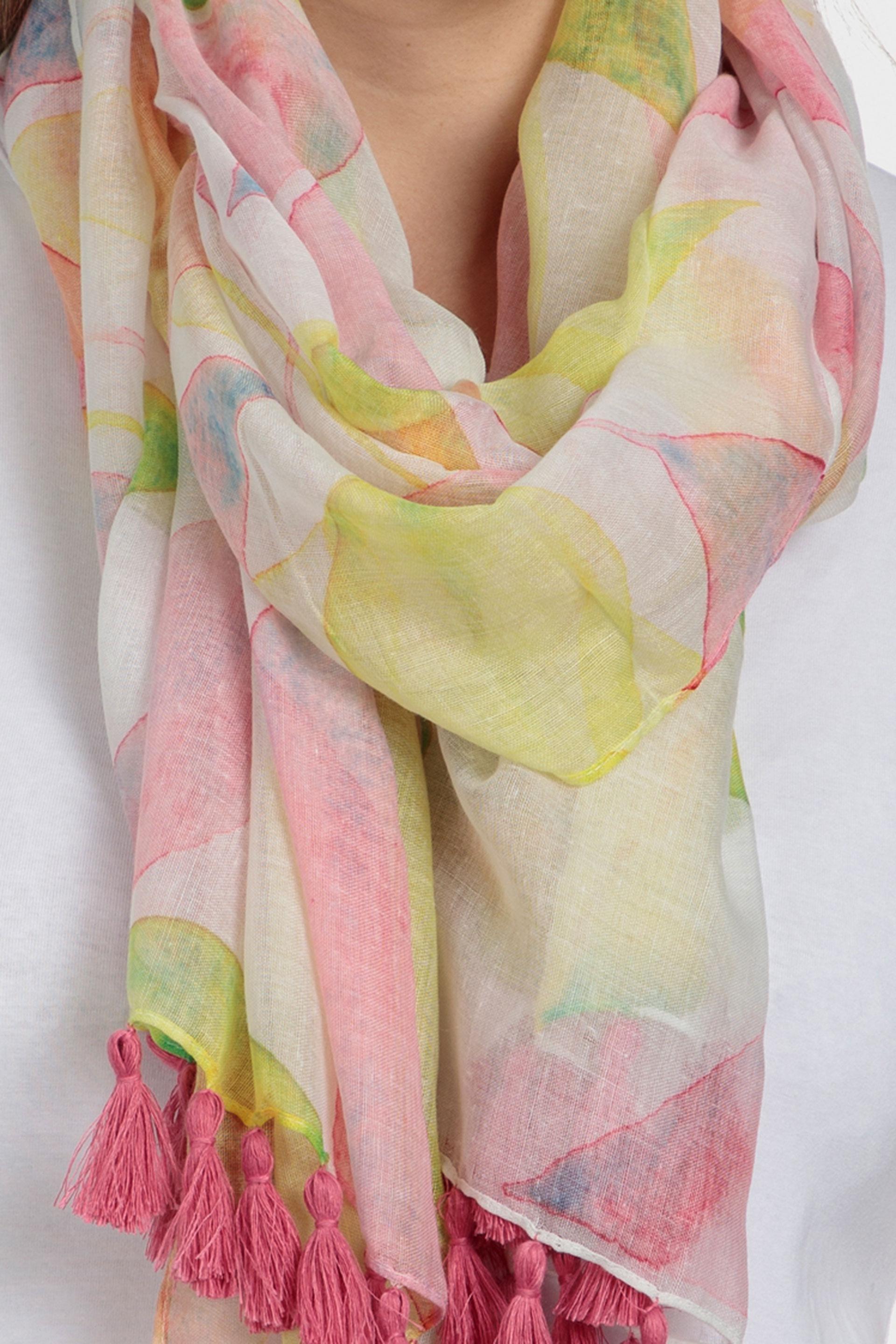 Multicolour Printed Scarf, , large image number 1